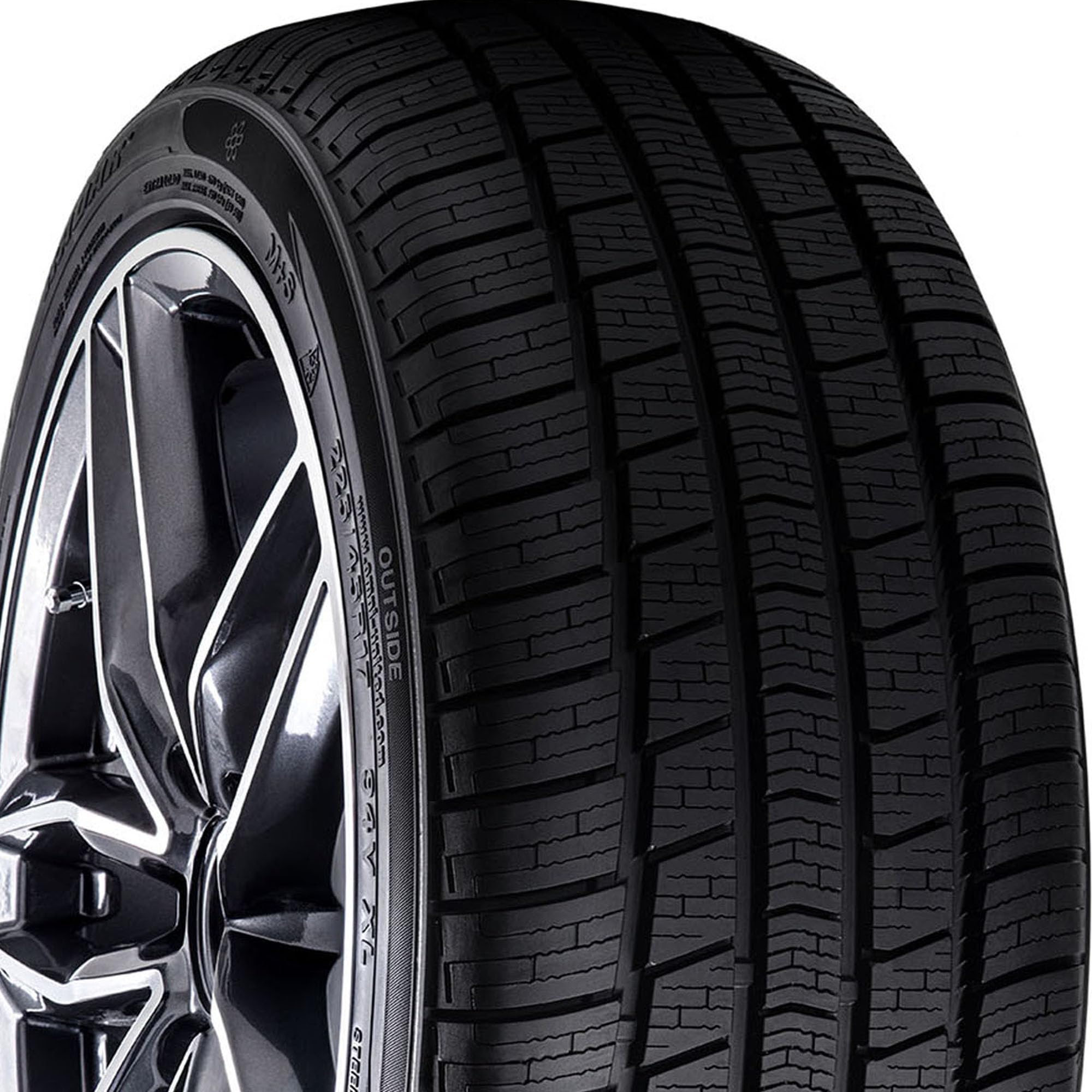 RADAR 215/55 R16 97V Neumáticos Todas las estaciones XL Auto Compatible con VW Passat B7 Variant 365 Passat B6 Variant 3C5 Passat B6 Sedán 3C2 Passat B7 Sedán 362 Eos 1F7, 1F8, OPEL
