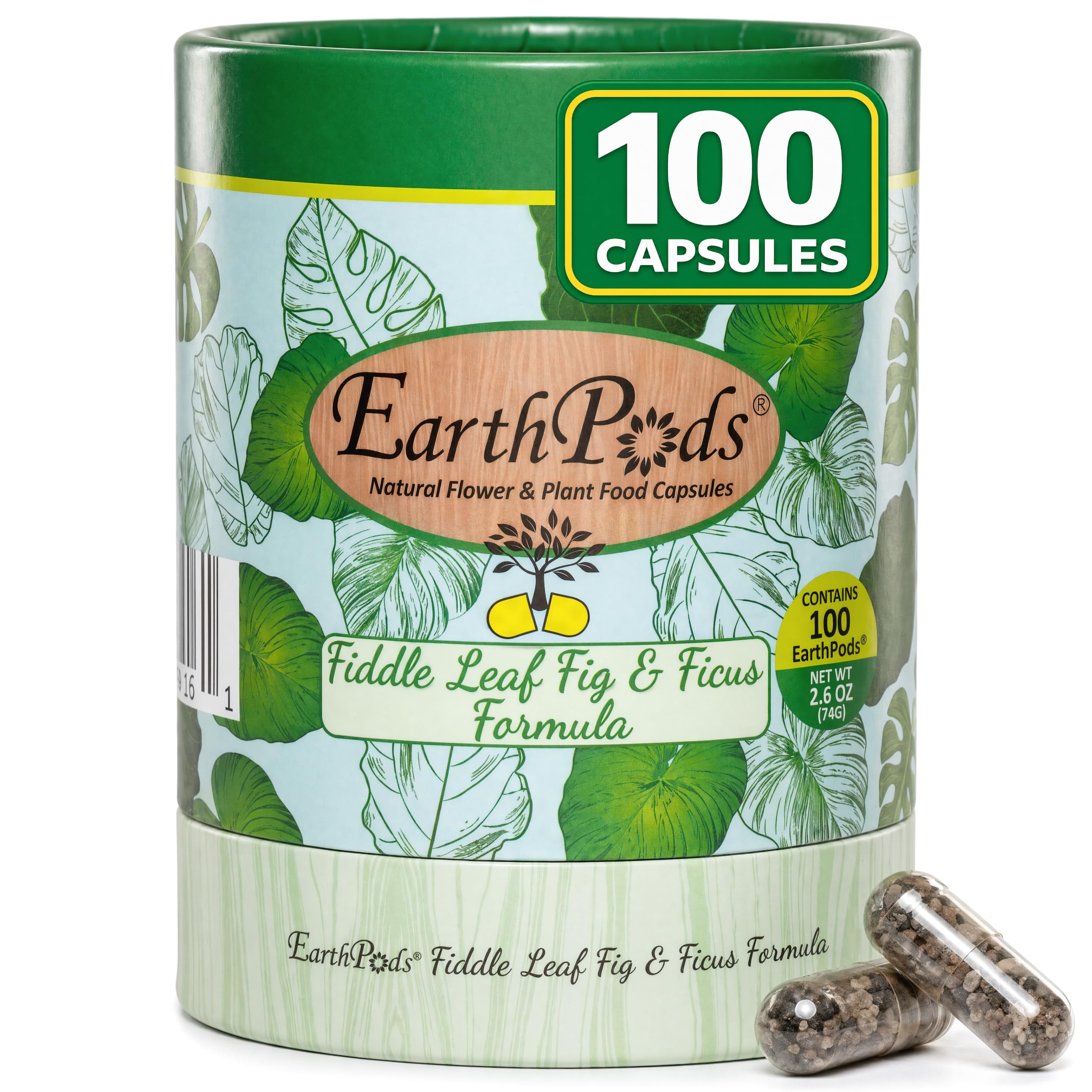 EarthPods Fiddle Leaf Fig & Monstera Plant Food Spikes