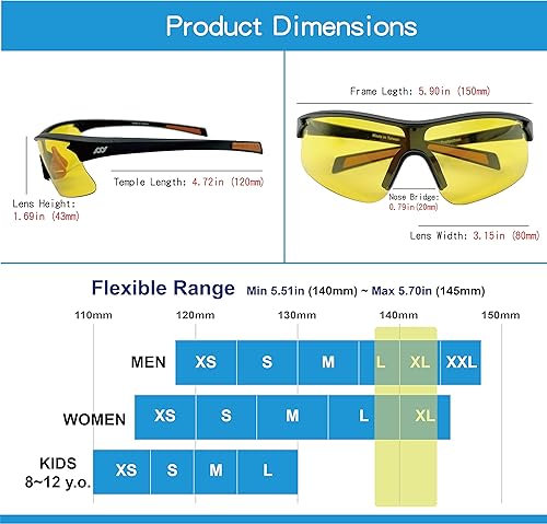 Miniatura 2 de POLARS DESIGN Gafas de sol fotocrómicas polarizadas para deportes al aire libre para hombres y mujeres TR90 marco protección UV para pesca correr