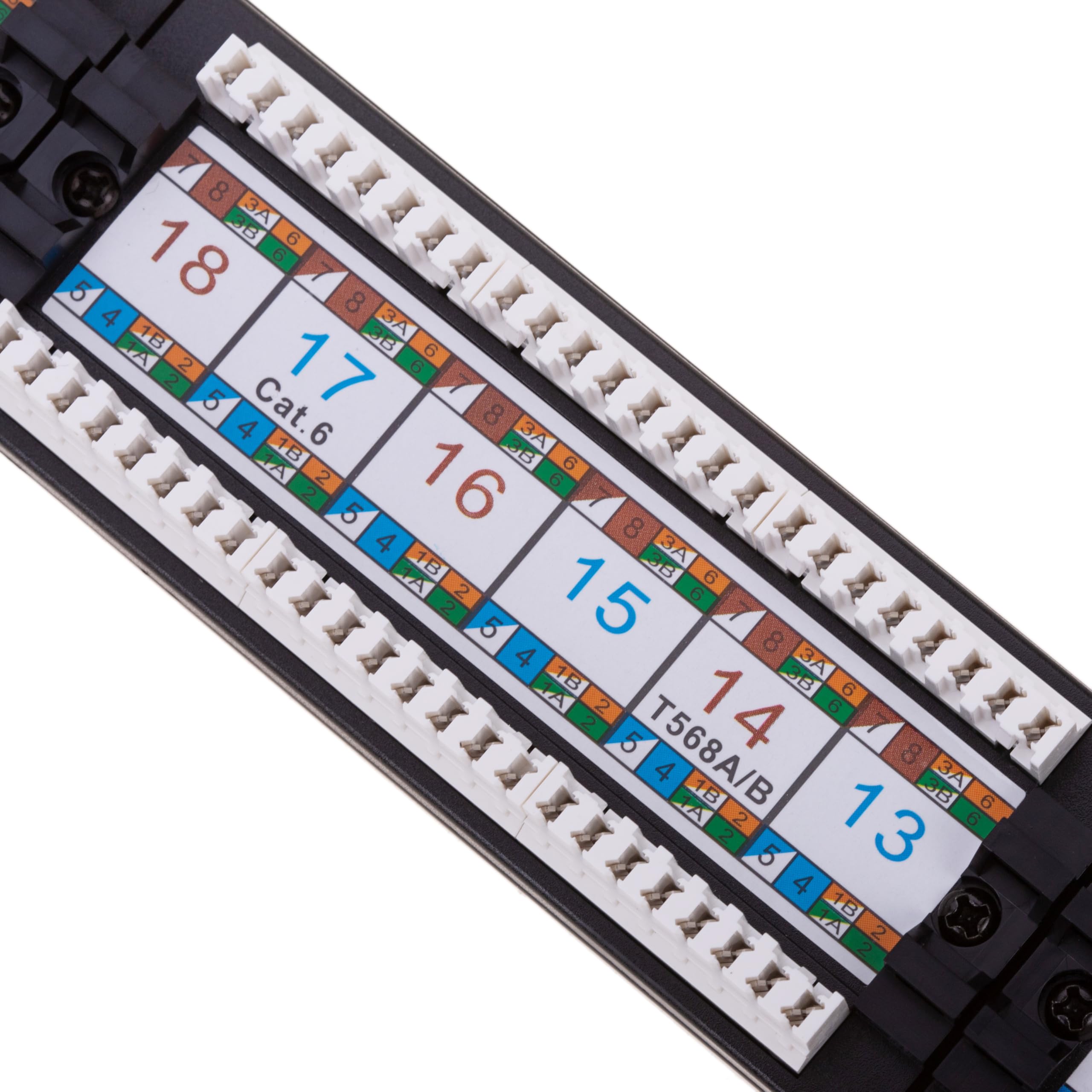 RackMatic - Patch panel 24 x RJ45 UTP cat.6 1Gb Ethernet