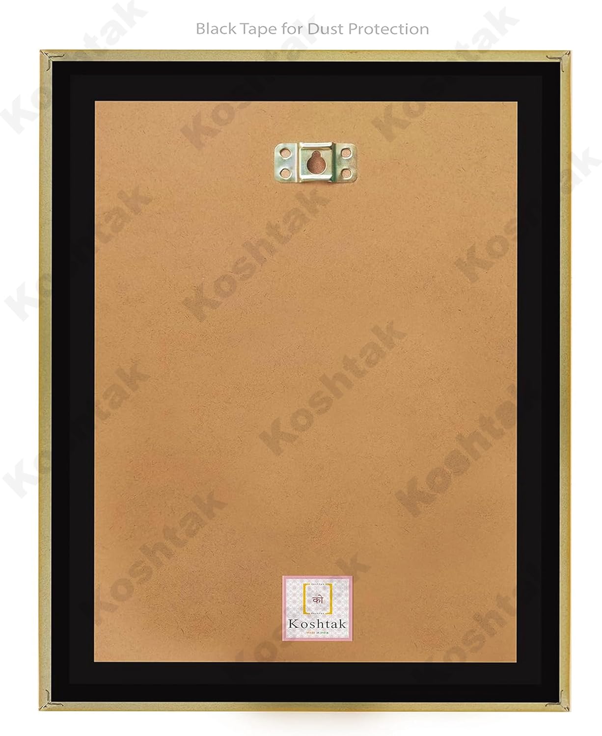 Koshtak Ganesh/Ganpati Ji On Lotus With Mushakraj Photo Frame With Glossy Lamination On Poster With Golden Frame For Puja Room/Temple/Wall Hanging/Gift/Home Decor/Worship Size 30cm x 23 cm…..