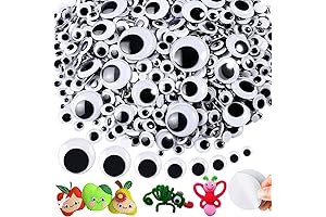 2000PCS Black and White Googly Eyes Stickers for DIY Crafts
