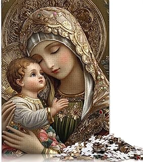 Comprar Virgen María Puzzle Adultos 300 Piezas Educational Game Cumpleaños Decoración Juego De Rompecabezas Relajación Y Sabiduría 300pcs (40x28cm)