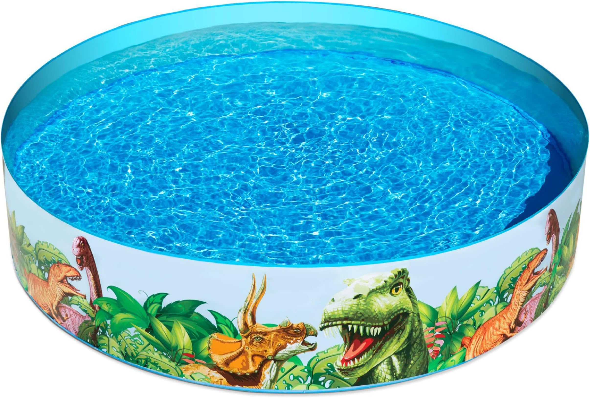 BW55022-20 Dinosaurous Fill 'N Fun Kiddie Paddling Pool, 1.83 m x 38 cm One Size,Multicolor
