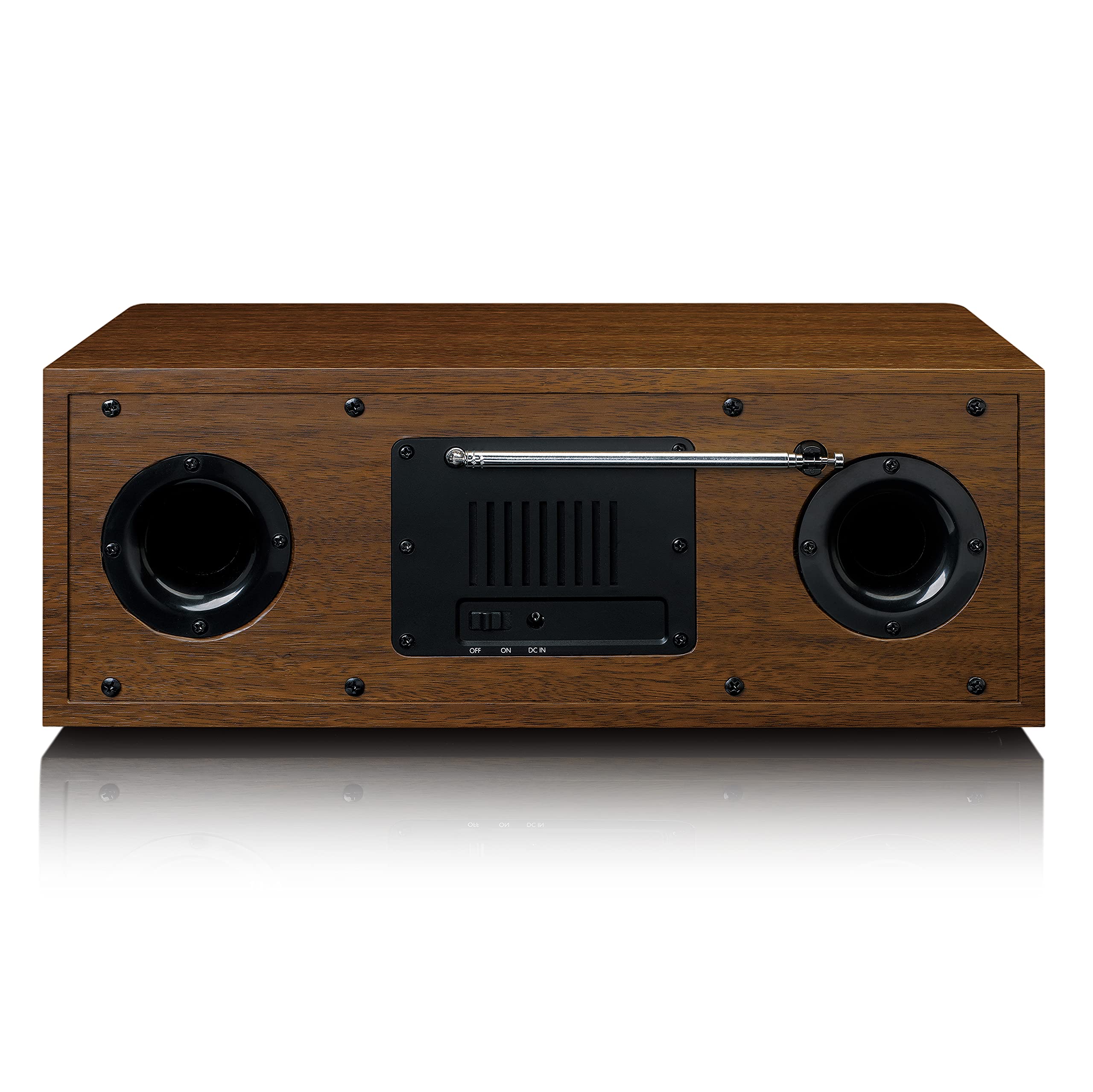 Lenco DIR-270 Radio Internet, DAB+, lecteur CD/MP3, Bluetooth, Spotify Connect, Wi-Fi, écran couleur 2,8", AUX, fonction réveil, 2 x 10 W RMS et télécommande, Bois/argenté