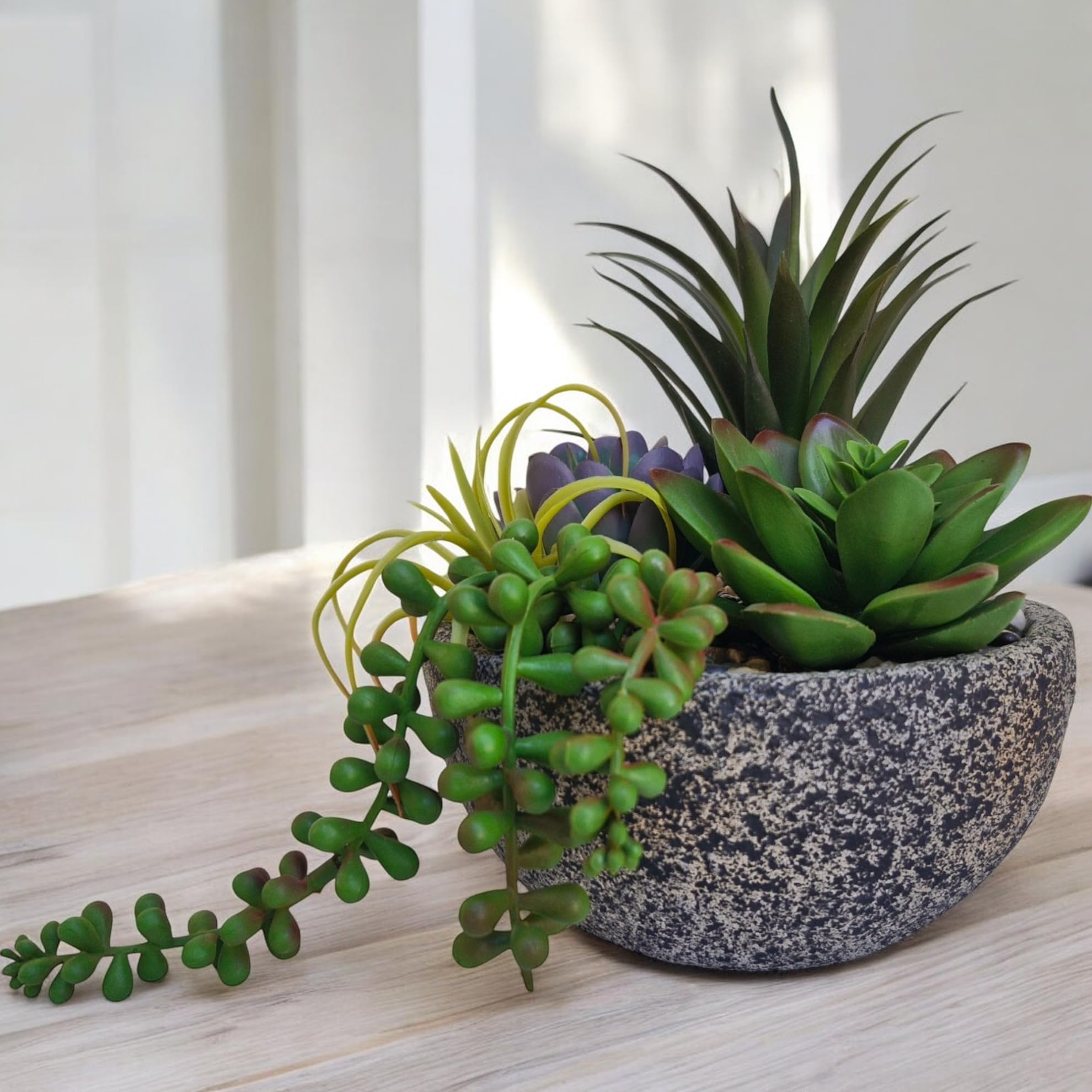 Realistic Artificial Fern Plant - No Maintenance Decor -6 Realistic Artificial Fern Plant - No Maintenance Decor -6