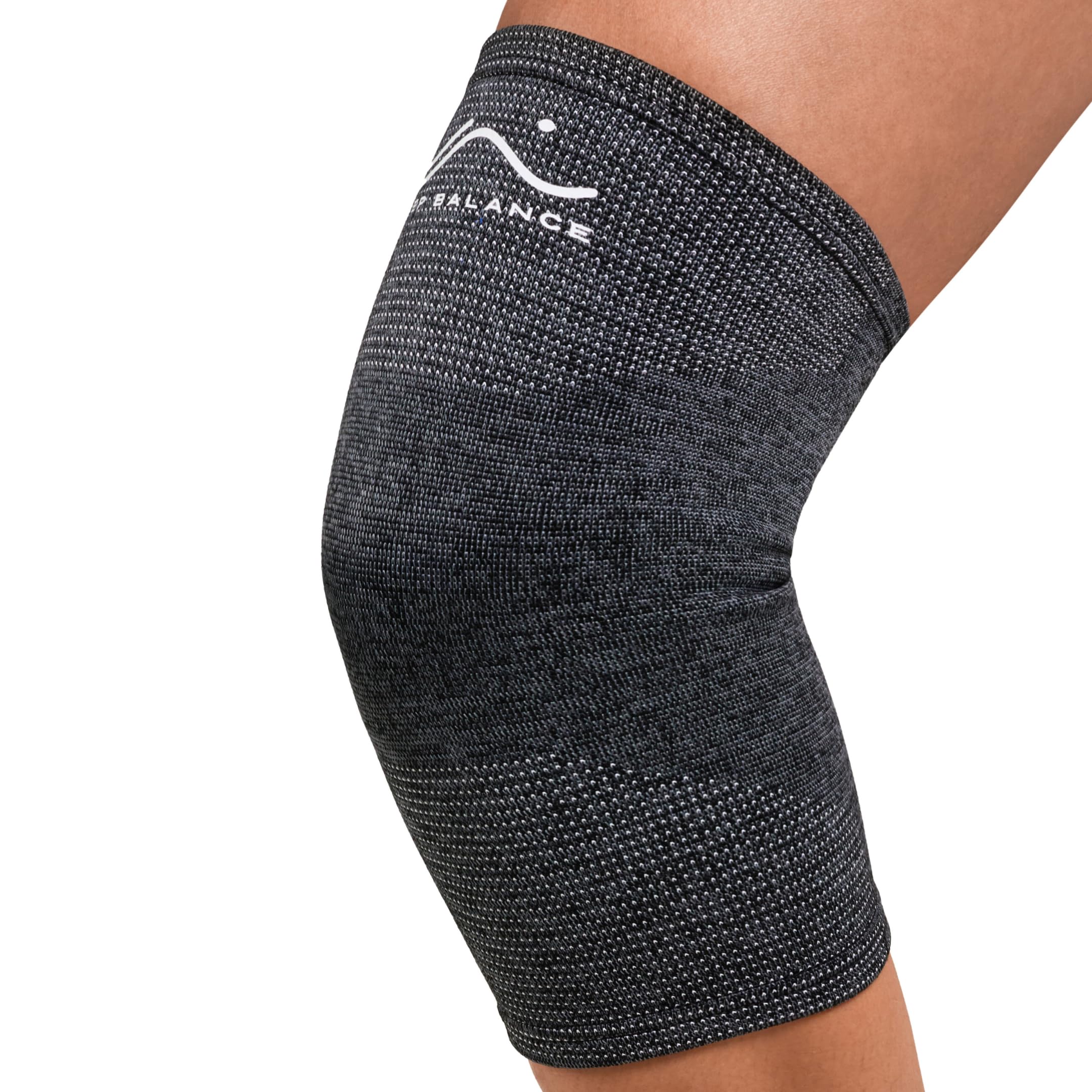 Ginocchiera Sportiva FIR Infrarossi - Compressione Graduata 360° con Bande TPU Antiscivolo - Tendinite Rotulea, Menisco, Running, Padel, Crossfit - Unisex - Taglia M