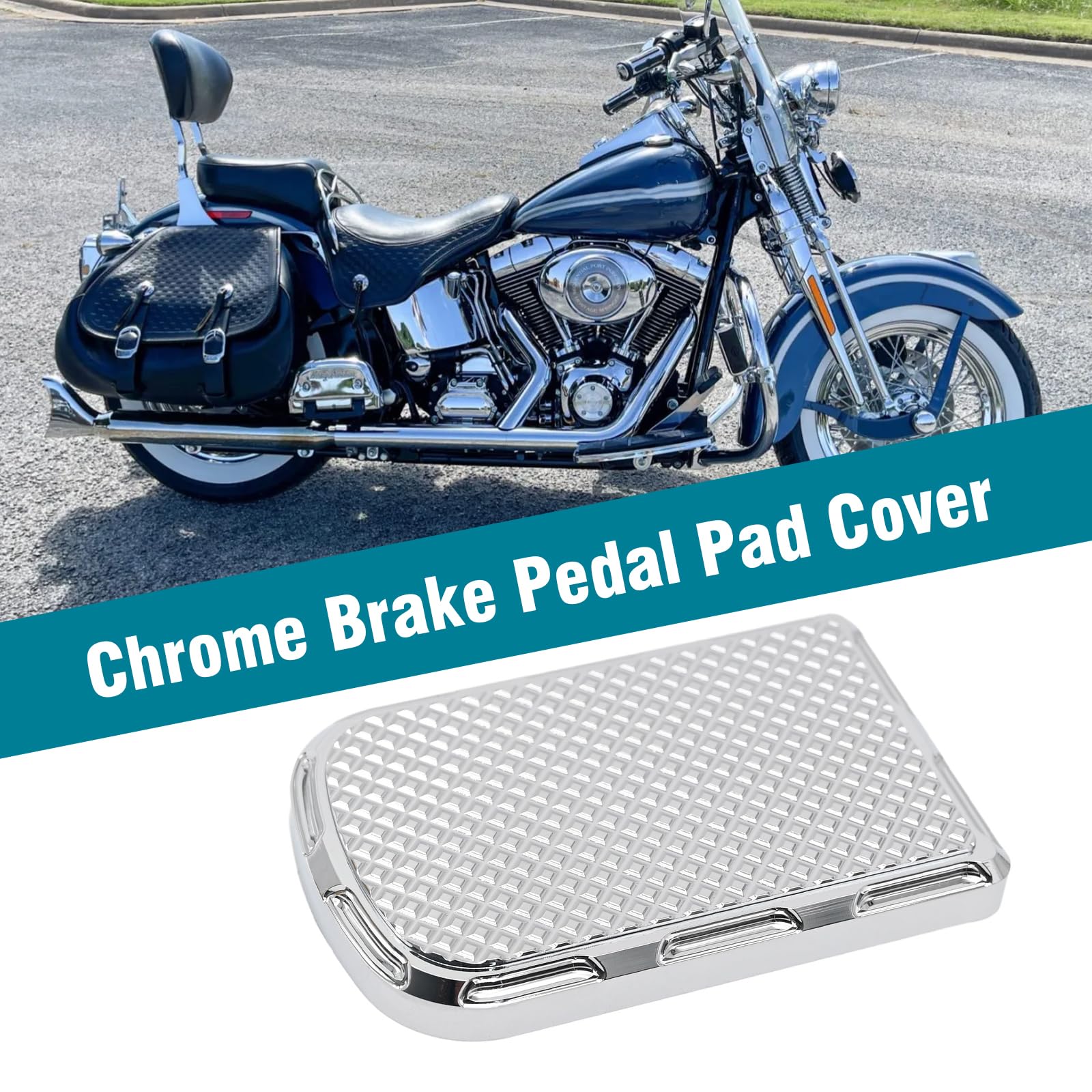 Amazon.com: LIDSCURA Chrome Brake Pedal Pad Cover Replacement for