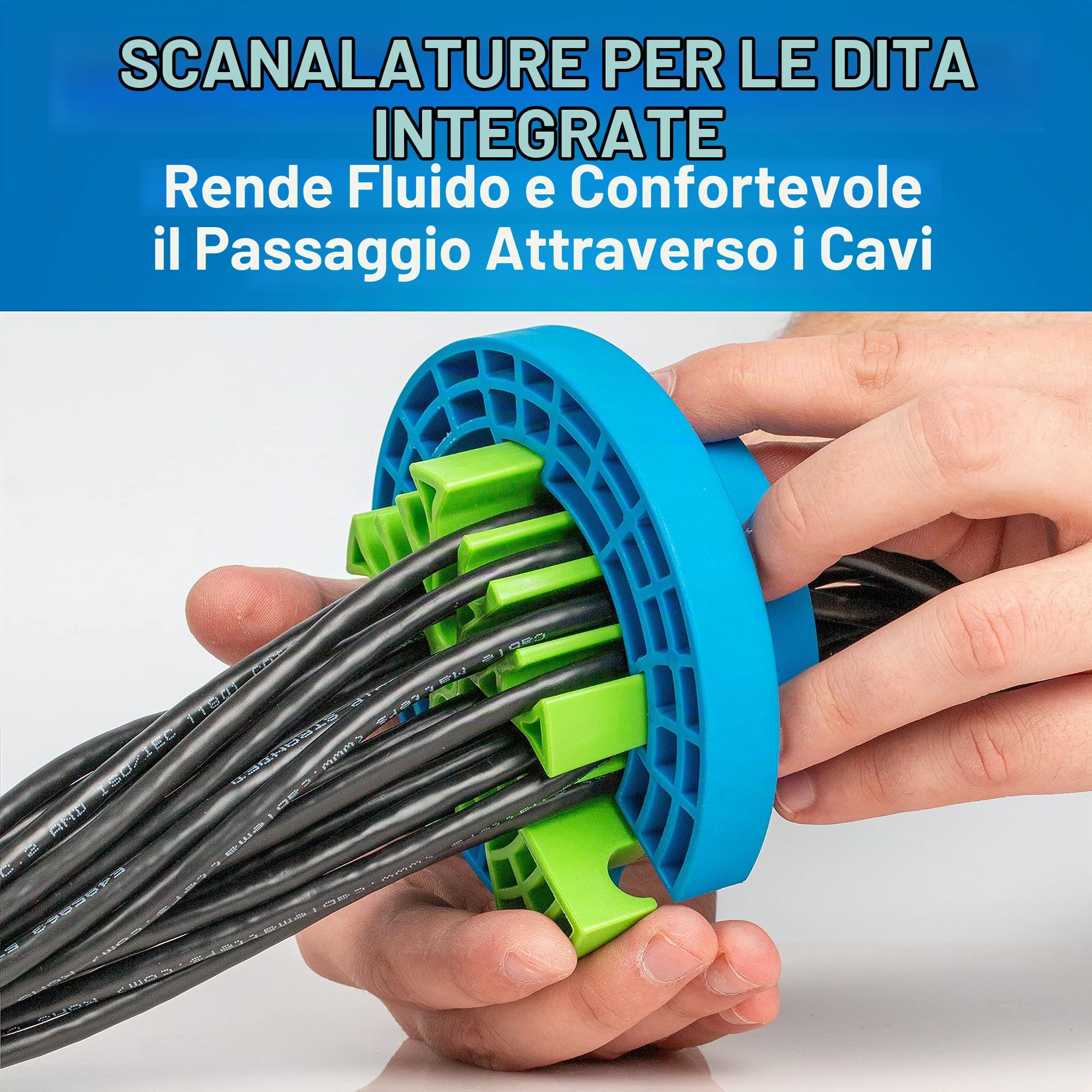 Jonard Tools CCB-34 - Pettine per cavi, pettine per cavi, fasciatoio, strumento organizzativo, pettine Ethernet, cavo di rete, pettine per cavi dati, cassettiera, Cat6A, Cat7