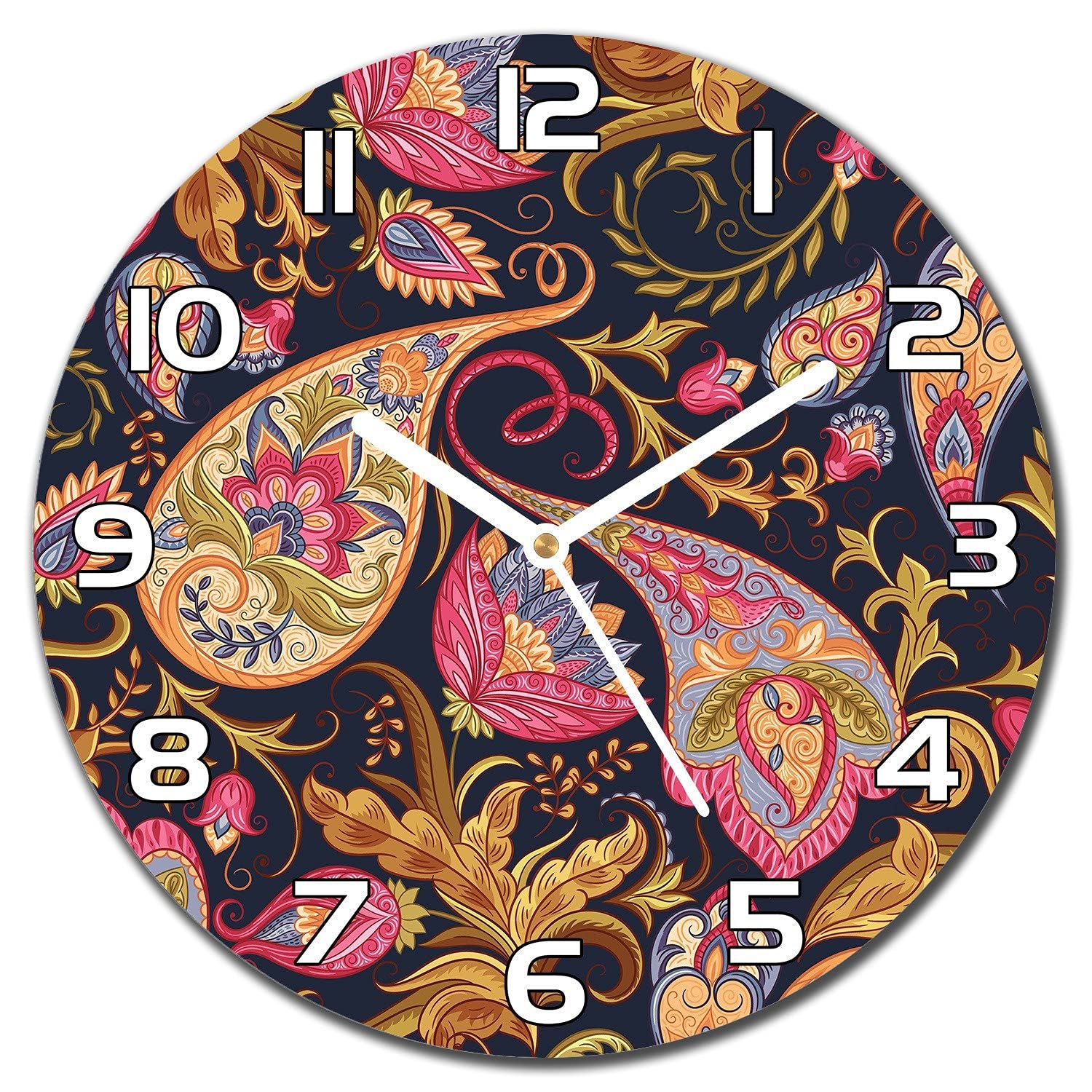 Horloge cuisine en verre 30 cm pour sublimer votre espace de vie