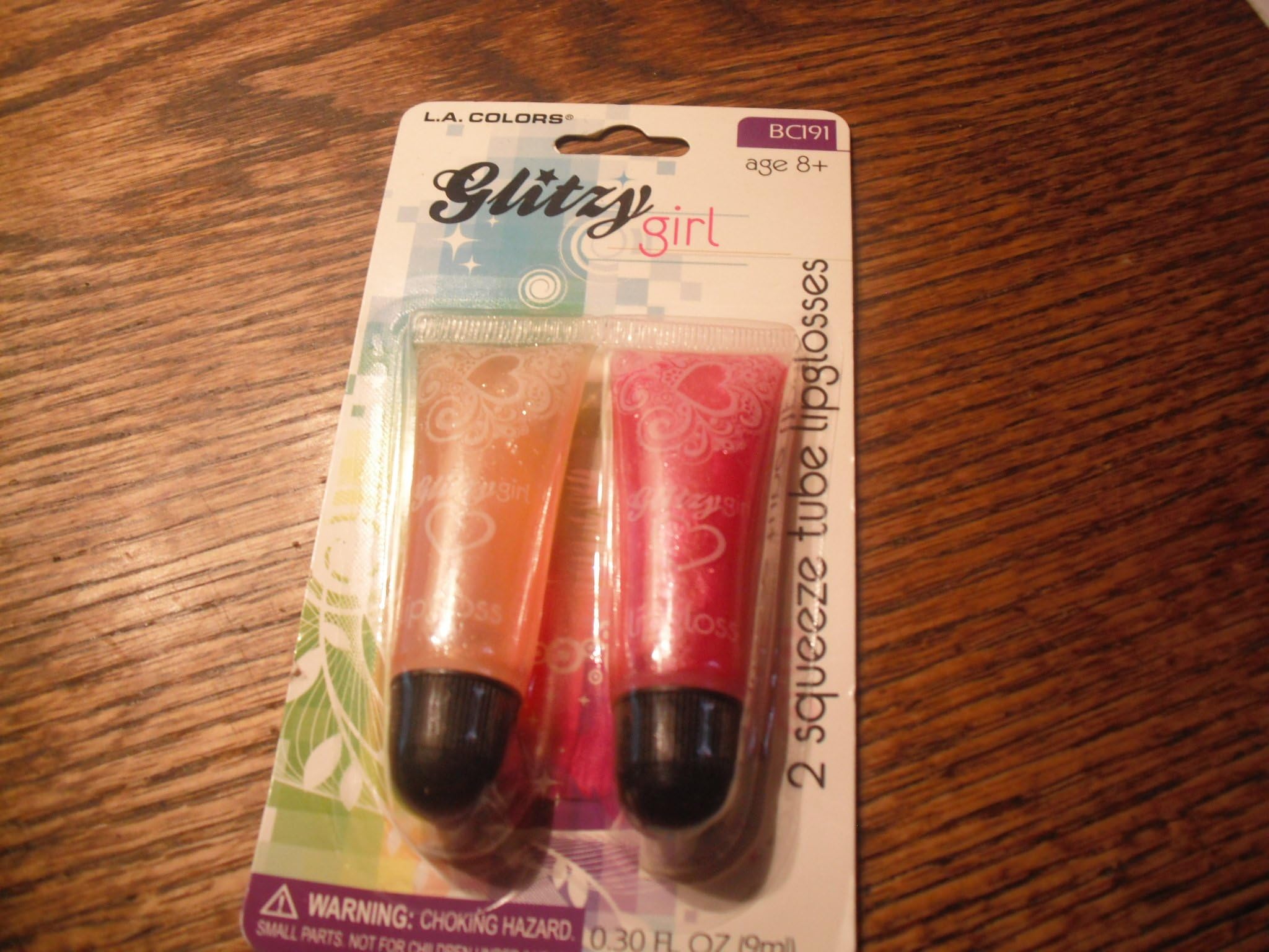 LA Colors Glitzy Girl 2 Squeeze Tube lipglosses, BC191