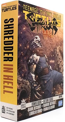 Miniatura 6 de The Loyal Subjects Teenage Mutant Ninja Turtles BST AXN Shredder in Hell - Figura de acción de 6 pulgadas y IDW Issue #1 Shredder in Hell Miniseries