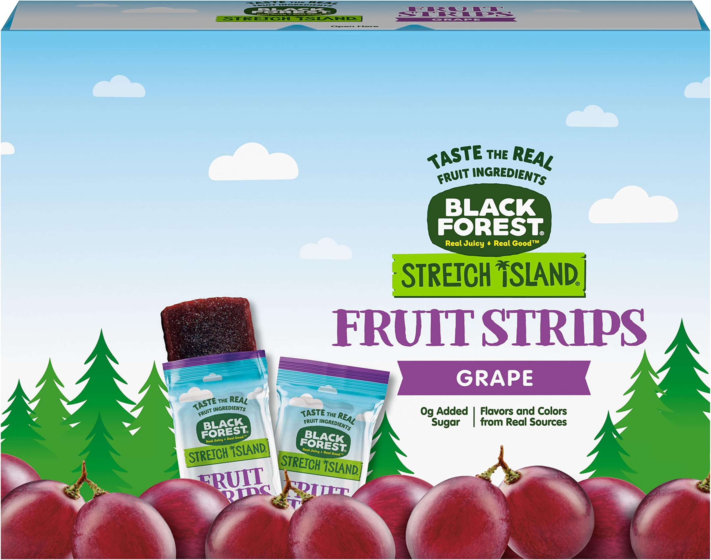 Stretch Island Fruit Strips, Grape Flavor, 0.5 Ounce Strips (Pack of 30)