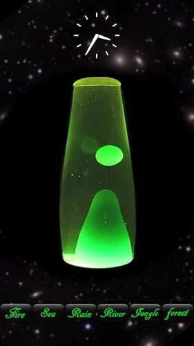 Lâmpada de lava - relaxamento luz noite