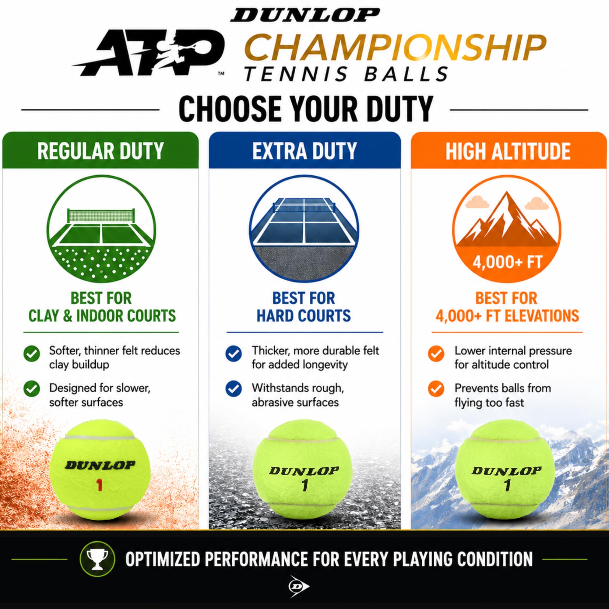Palline da tennis Dunlop ATP Championship