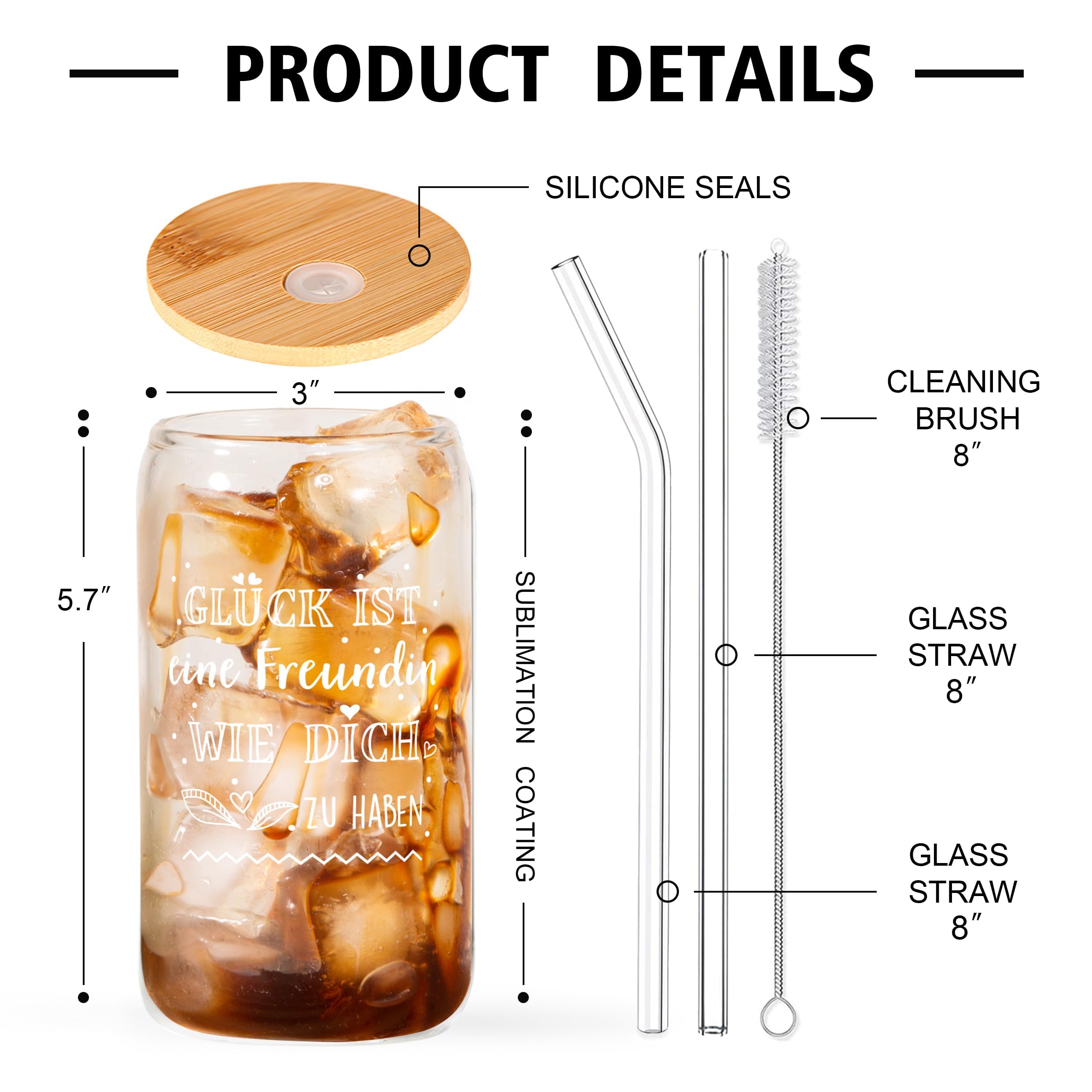 Blanketswarm 2 Bicchieri Da Birra, Bicchieri Da Birra, In Vetro, A