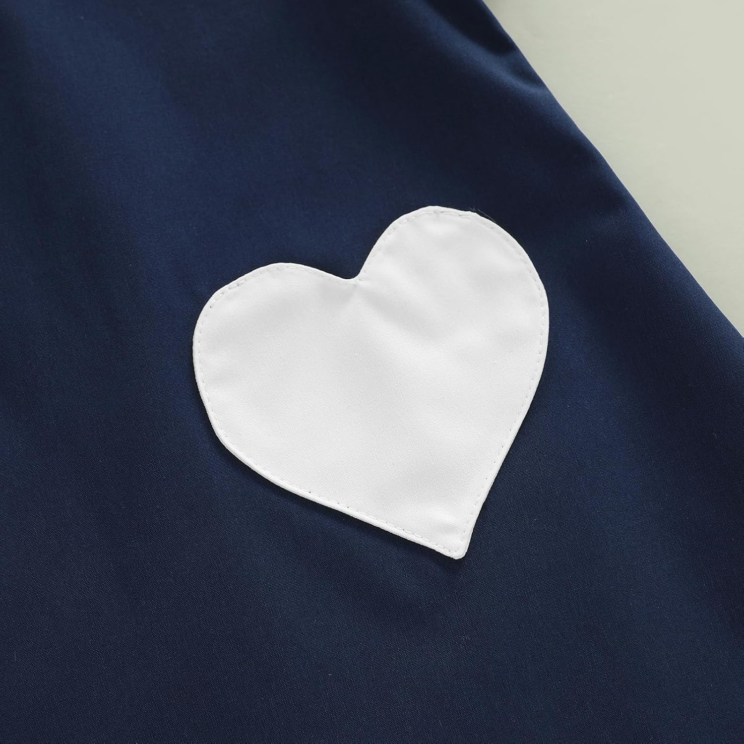 WZTYYDS Toddler Girl Valentines Day Outfits Little Girls A-line Summer Dress Short Sleeve Doll Collar Sweet Heart Dresses - Image 6