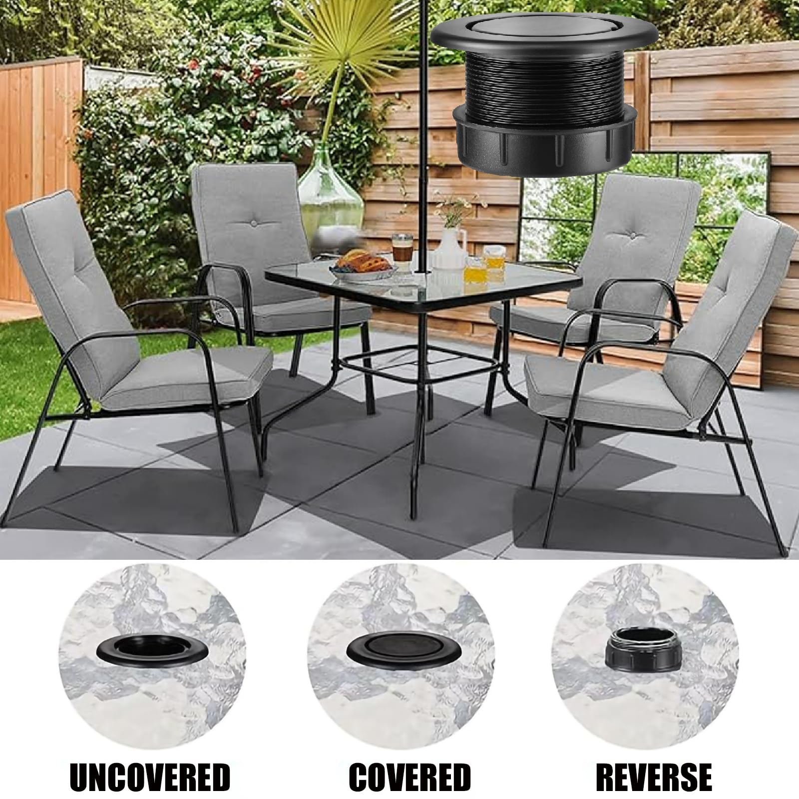 11-foot rectangular solar aluminum patio umbrella natural Replacement Canopy for PreLit Solar Rectangular Umbrella