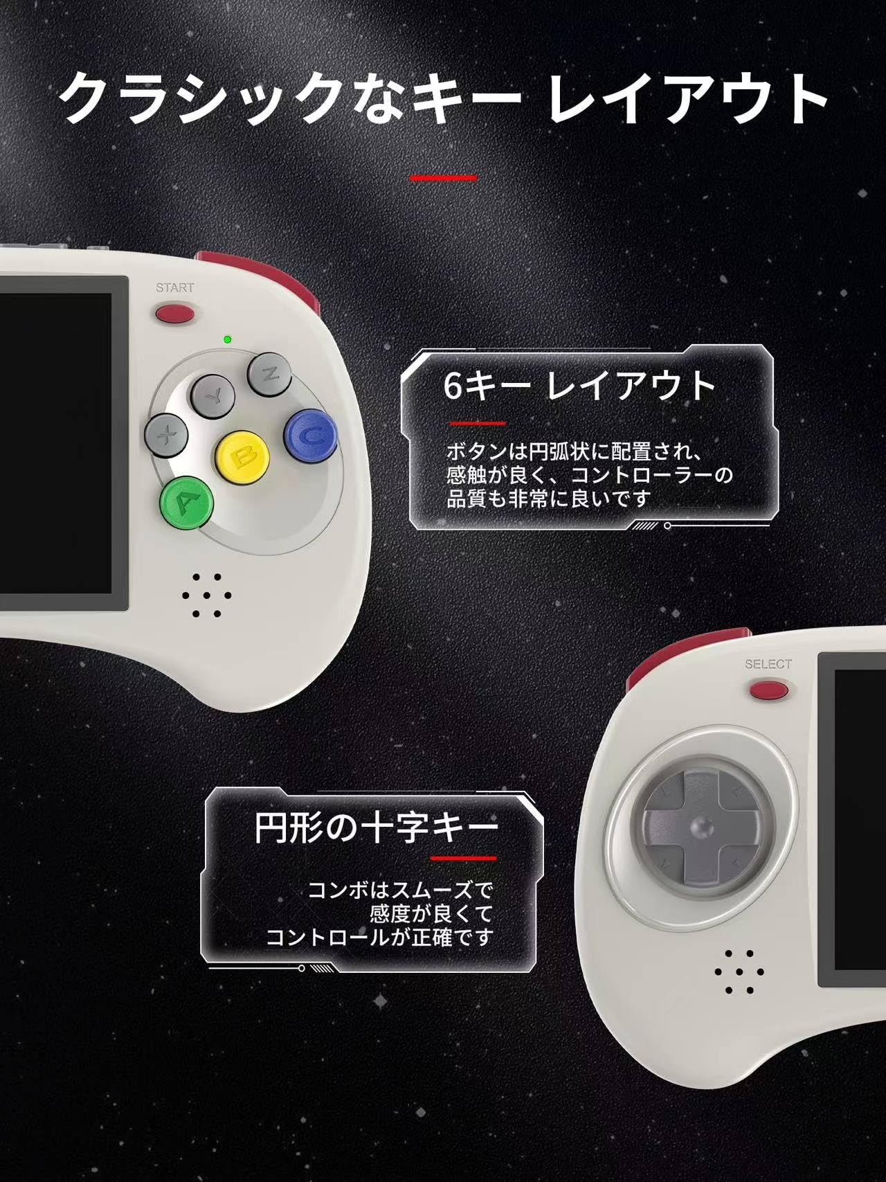Amazon.co.jp: ANBERNIC RG ARC-D RK3566 ハンドヘルドゲーム機