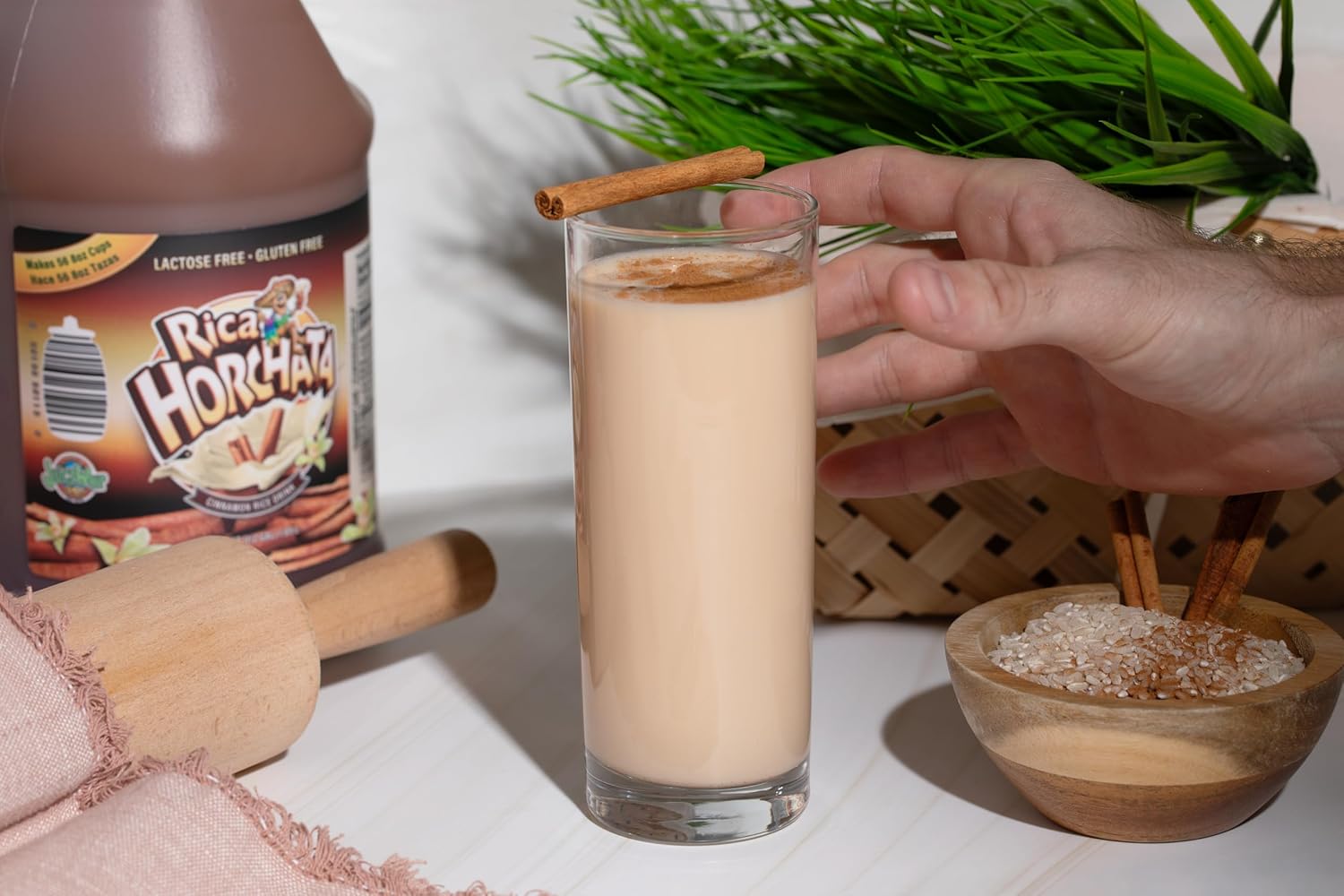 Rica Horchata Drink Mix - 64 Fluid Ounce Concentrate - Makes 3.5 Gallons - Aguas Frescas