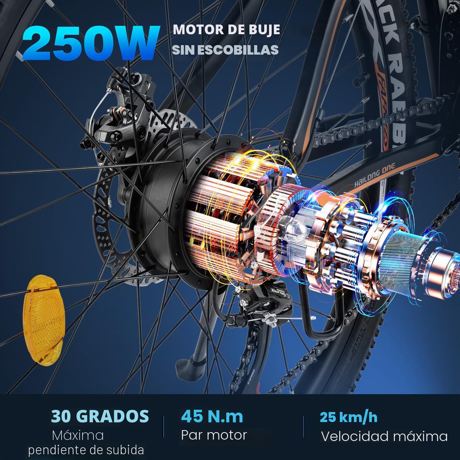 Fafrees Bicicleta eléctrica de 26 pulgadas, para hombre, 21 velocidades, bicicleta de montaña eléctrica, 250 W, motor de 36 V y 13 Ah, bicicleta eléctrica de ciudad para mujer, pedaleo asistido 100 km