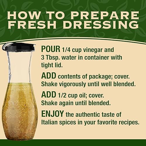 Vista 8 de Good Seasons Mezcla de aderezo y recetas de ajo y hierbas secas (paquetes de 0.75 onzas (paquete de 24))