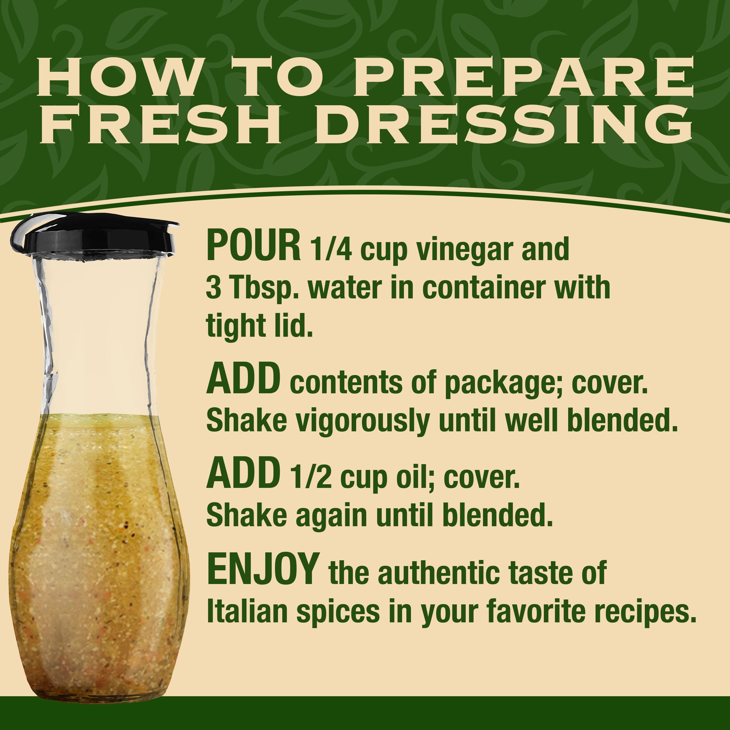 Good Seasons Salad Dressing & Recipe Mix, Garlic & Herb, 0.75-Ounce Packets (Pack of 24)