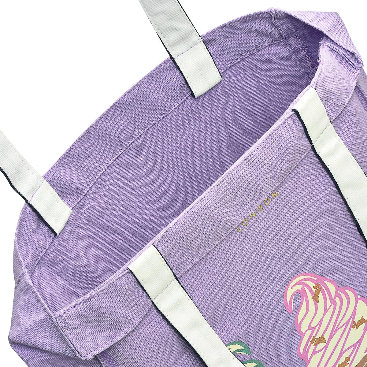 RADLEY London Womens Pierside - Responsible - Small Canvas Tote Shoulder Bag in Lavender - Image 3