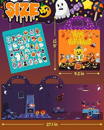 Miniatura 6 de Benresive - Libros de calcomanías reutilizables para niños de 2-4, libros de calcomanías para niños pequeños 1-3 y 2-4, juguetes de viaje,