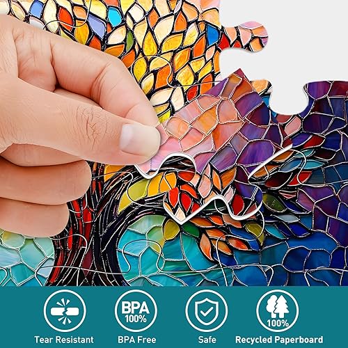 Miniatura 10 de Paquete de 6 rompecabezas de 36 piezas grandes para personas mayores, rompecabezas de demencia, productos de Alzheimer, actividades para adultos