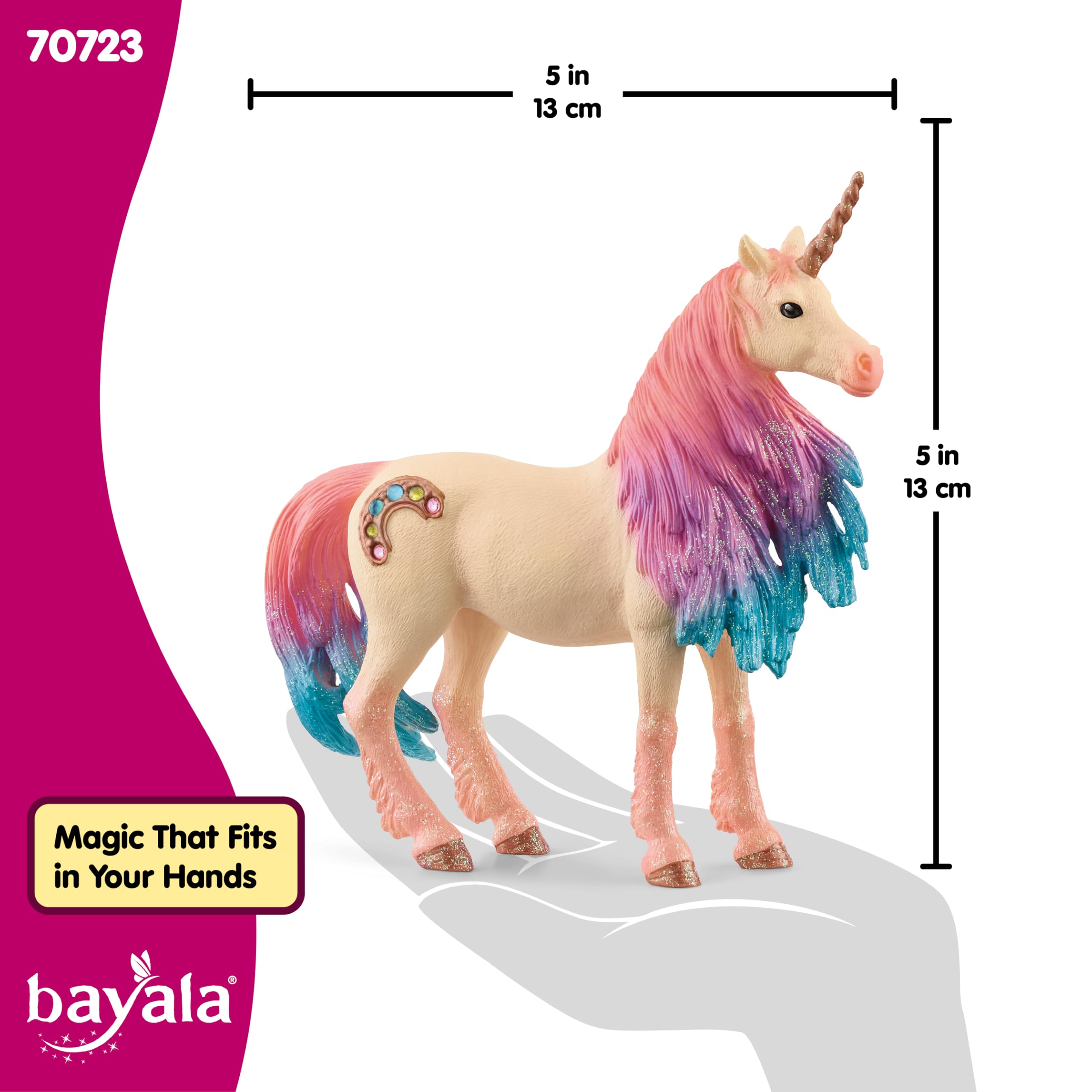 Schleich Bayala Set Famiglia Axolotl - Mamma E 2 Cuccioli Con Pinne Glitterate - Figure Dettagliate 42628
