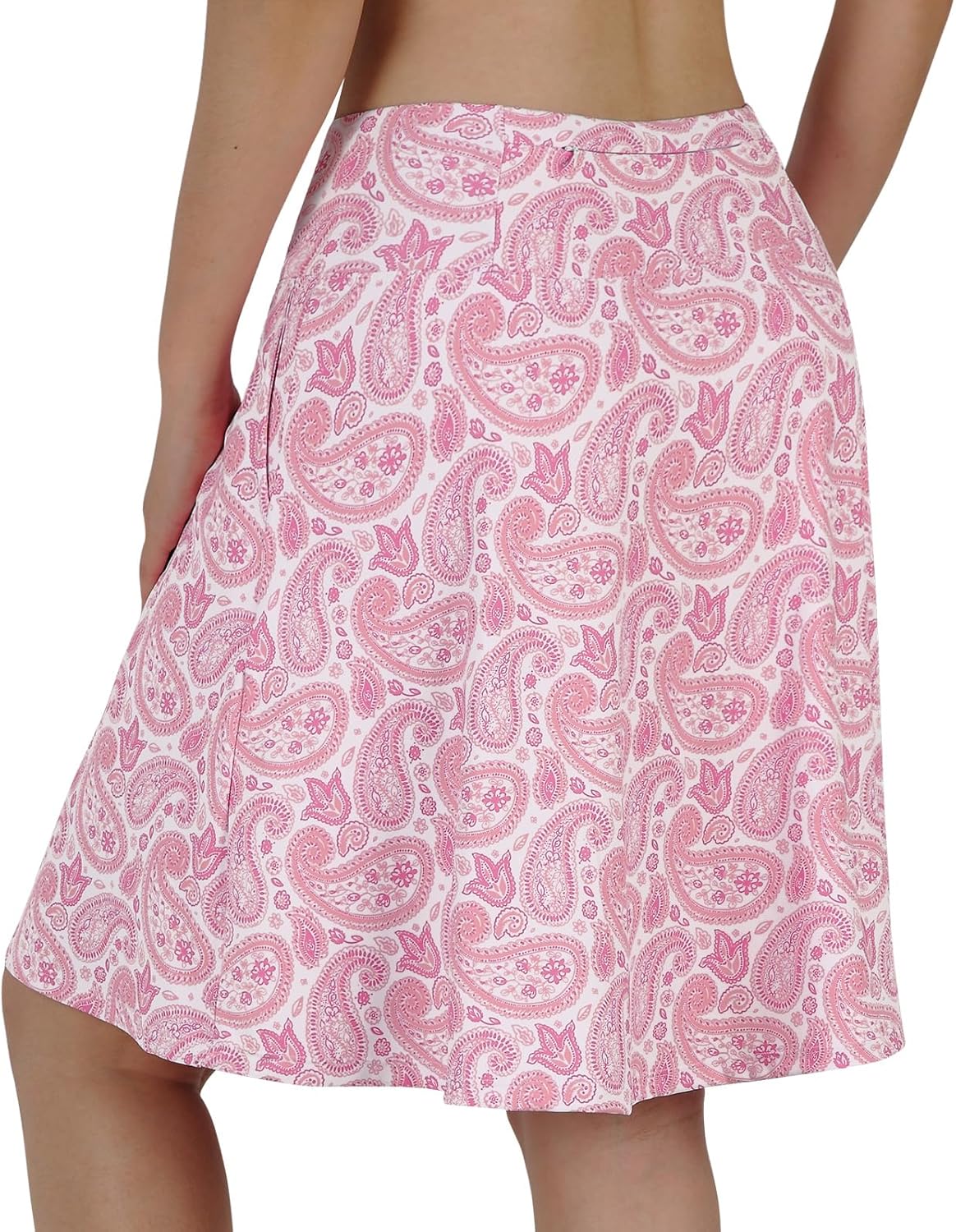 Turnhier Women's 20" Knee Length Skorts Skirts Casual Athletic Tennis Golf Skirt with Pockets - Image 3