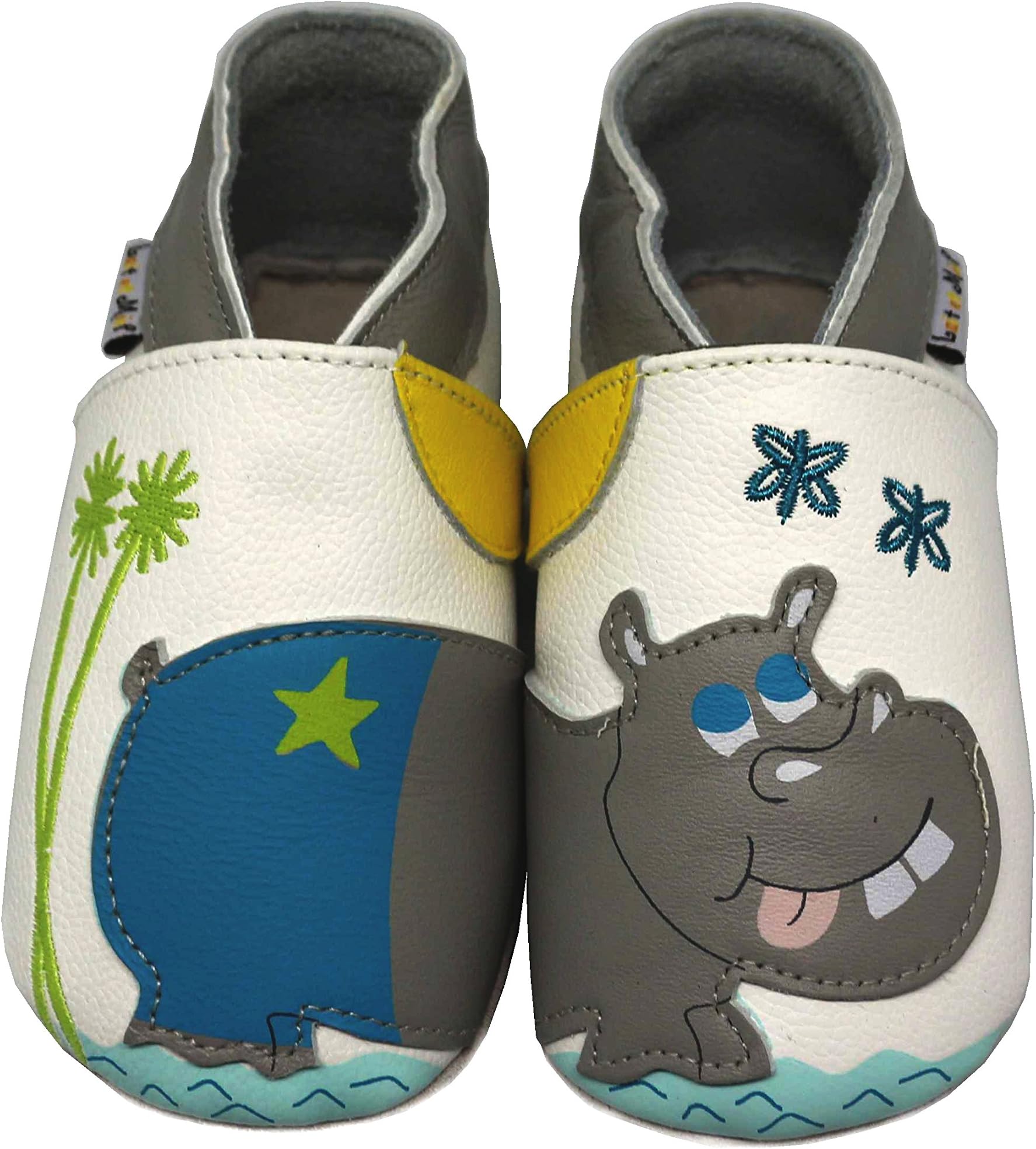 Lait Et Miel Boys' Booties Hippo 18-24 Months