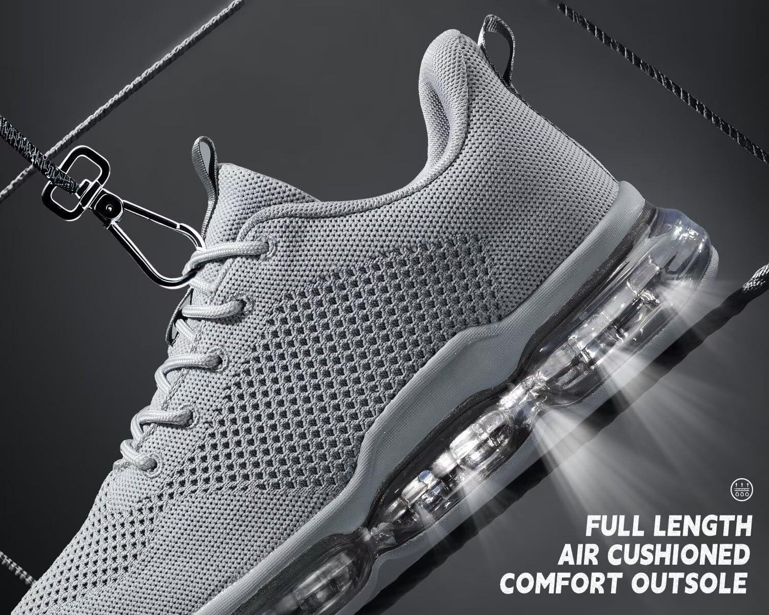 Men's Air Cushion Running Shoes Breathable Tennis Fashion Sneakers Non Slip Workout Casual Sport Shoes Gym Training Comfortable Walking Shoes - Image 6