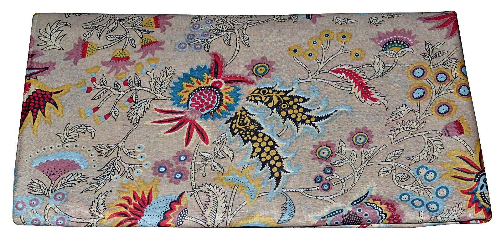 Traditional Jaipur, Tkanina bawełniana z nadrukiem, indyjskie nadruki, na letnią sukienkę, poduszki, pokrowiec na sofę, kurti, poduszka, pokrowiec na sofę (10 metrów)