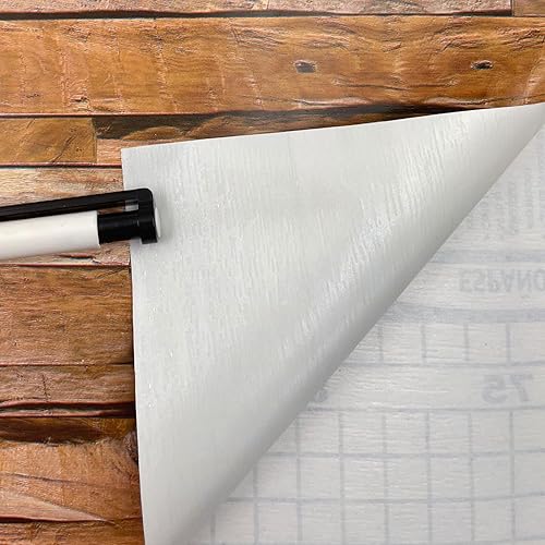 Miniatura 7 de Yifely Revestimiento autoadhesivo para estantes, papel de protección extraíble para cubrir cajones de estanterías de casas de alquiler, grano de