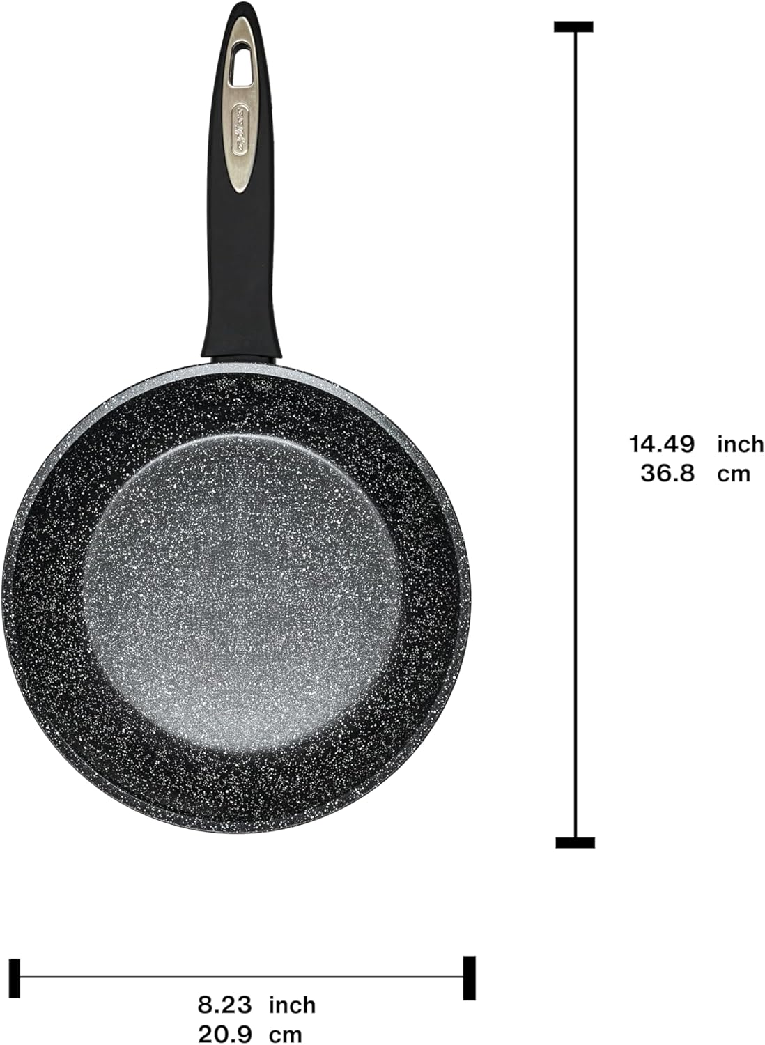 Zyliss Ultimate Ceramic Cookware - Non-Stick Frying Pan for Healthy Meal Prep - Quick-Heat & Easy-to-Clean - Fry Pan, 7.9 Inches