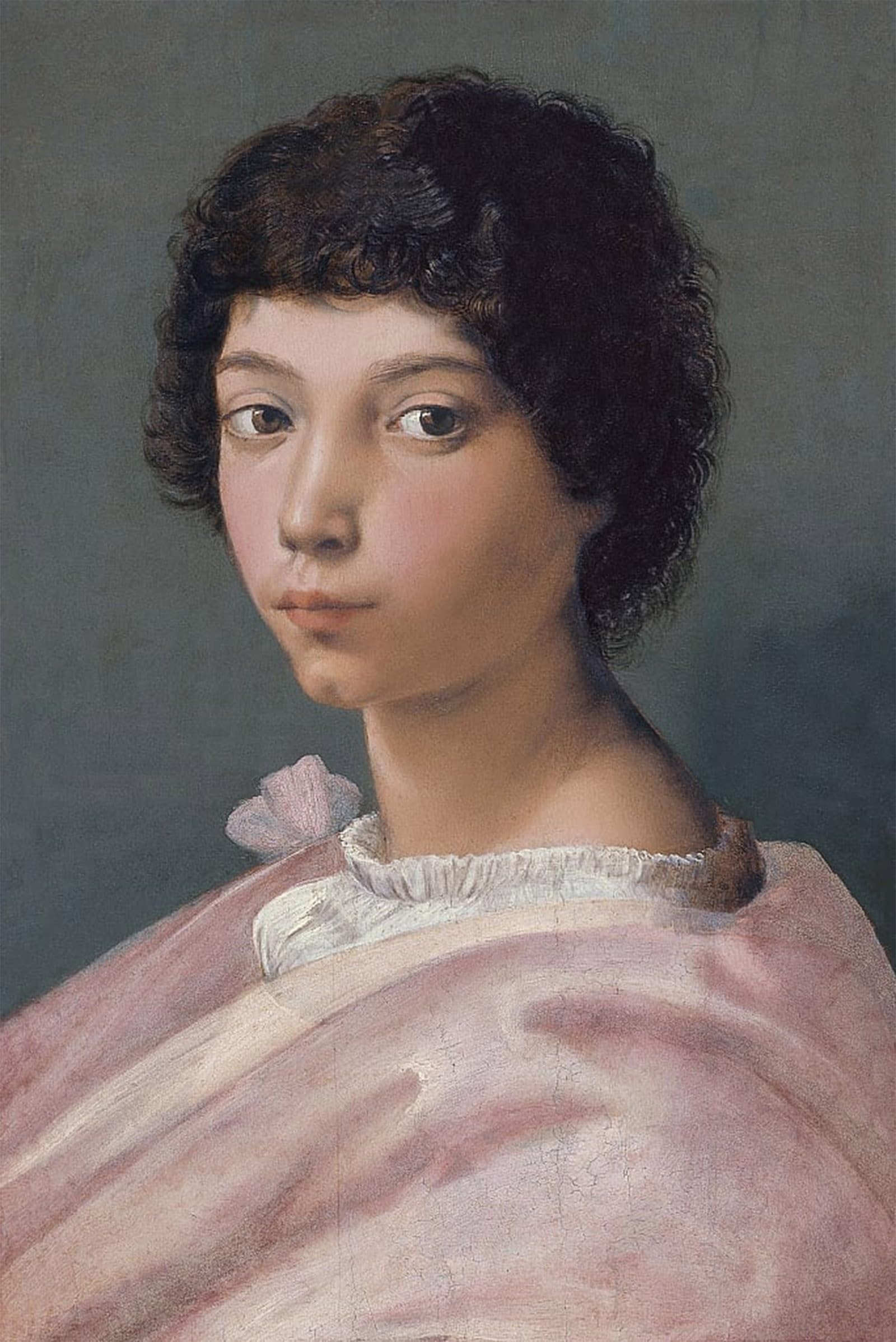 SERENDIPITP Abstract Painting Mural Print Picture Wall Decor Painting Portrait of a Young Man by Raffaello Sanzio Raphael Vintage Wall Artwork for Home Decor 60x90cm