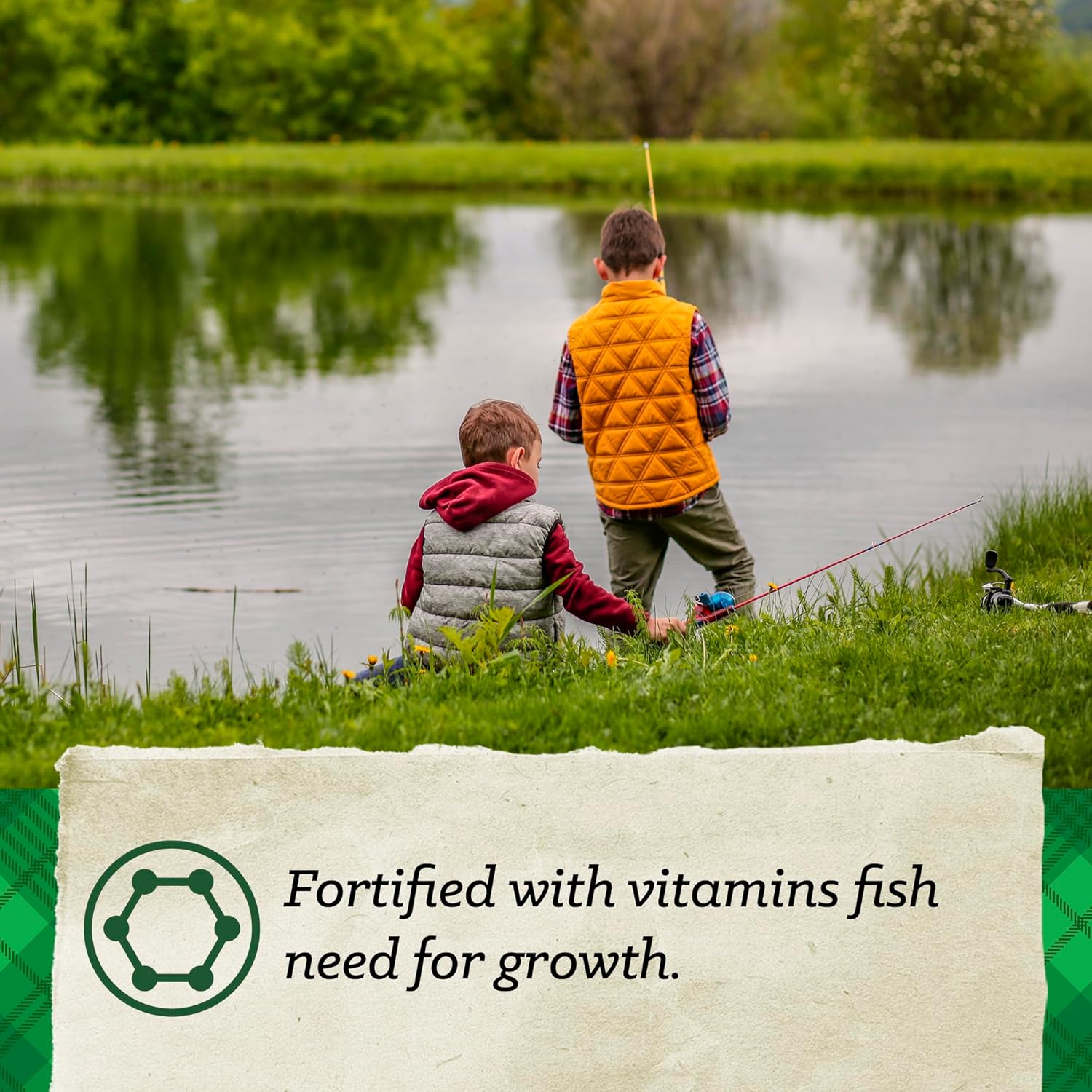 Nutrena Nature's Canvas Trophy Fish Feed, Extruded Pellets, 25 lbs