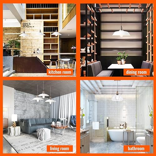 Miniatura 8 de OMED Fishbone - Bombillas LED Edison de filamento, equivalente a 60 W, ST64 E26, bombillas vintage regulables, 600 lúmenes, 4000 K, luz diurna,