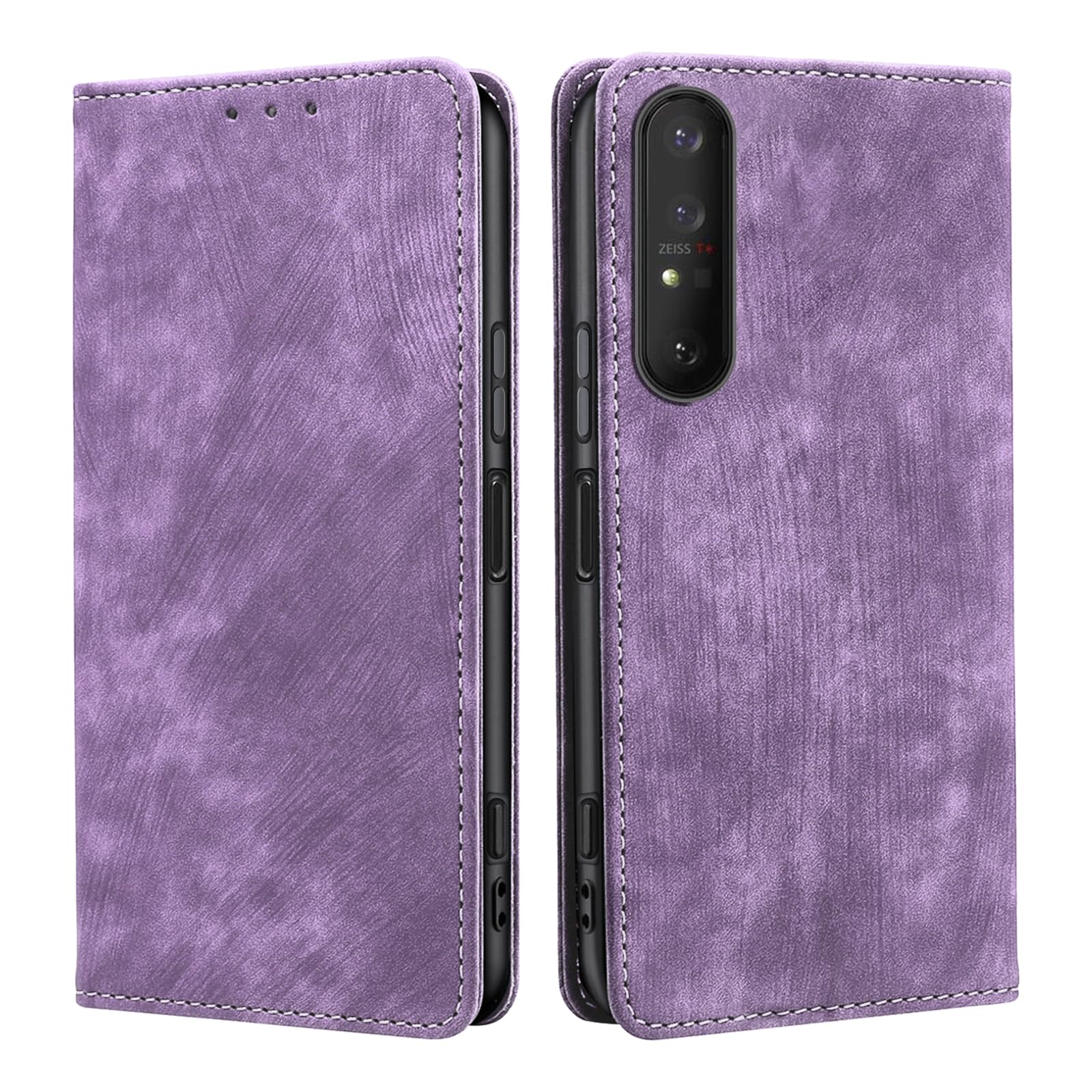 Xperia パープル スマートフォン 本体とケース ソニー純正 Xperia 1 VI Style Cover with Stand Scarlet