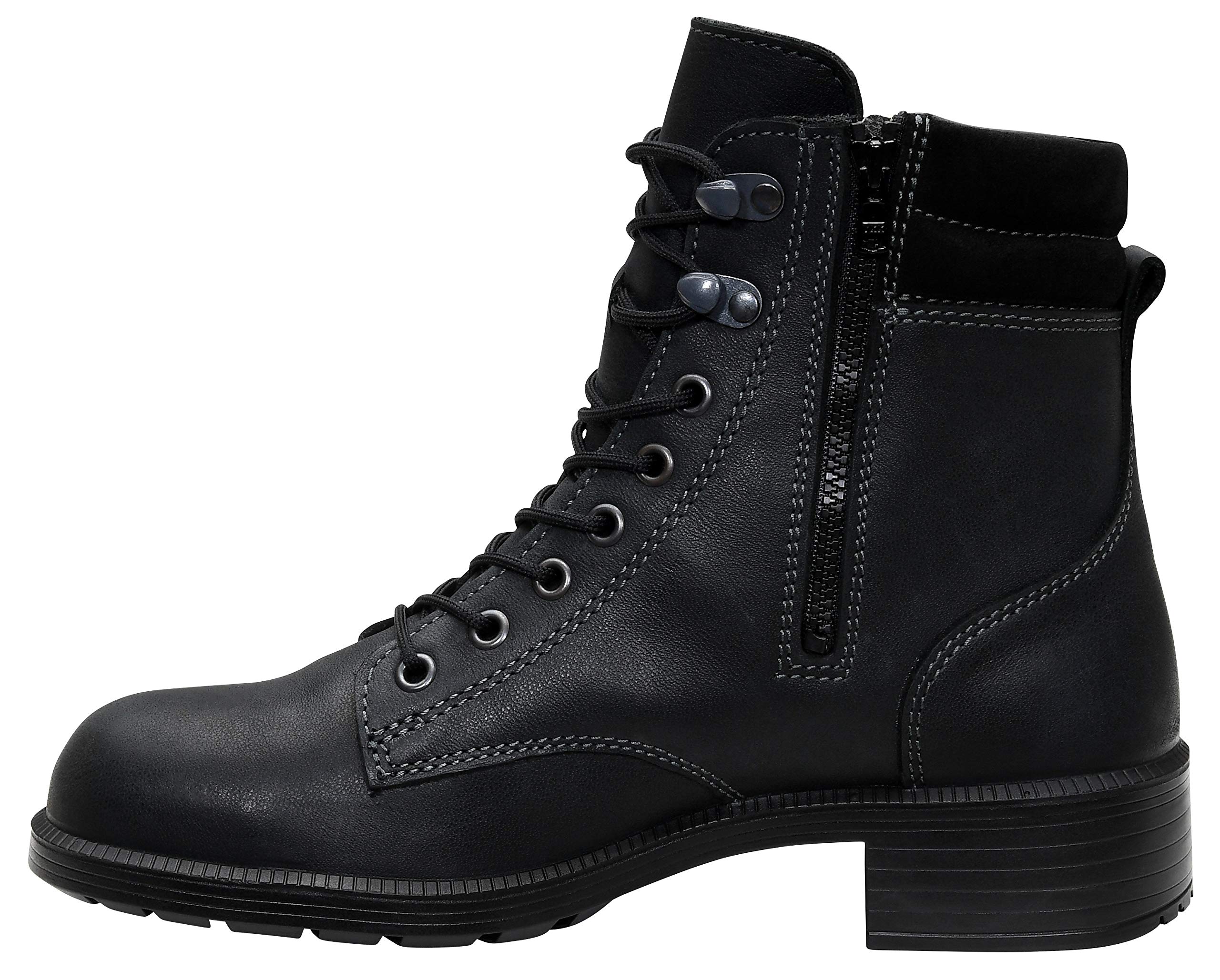 ELTEN NIKOLA black Mid ESD S2 | Sicherheitsschuhe für Damen & Herren, Stahlkappe, leicht, atmungsaktiv, Gr. 38