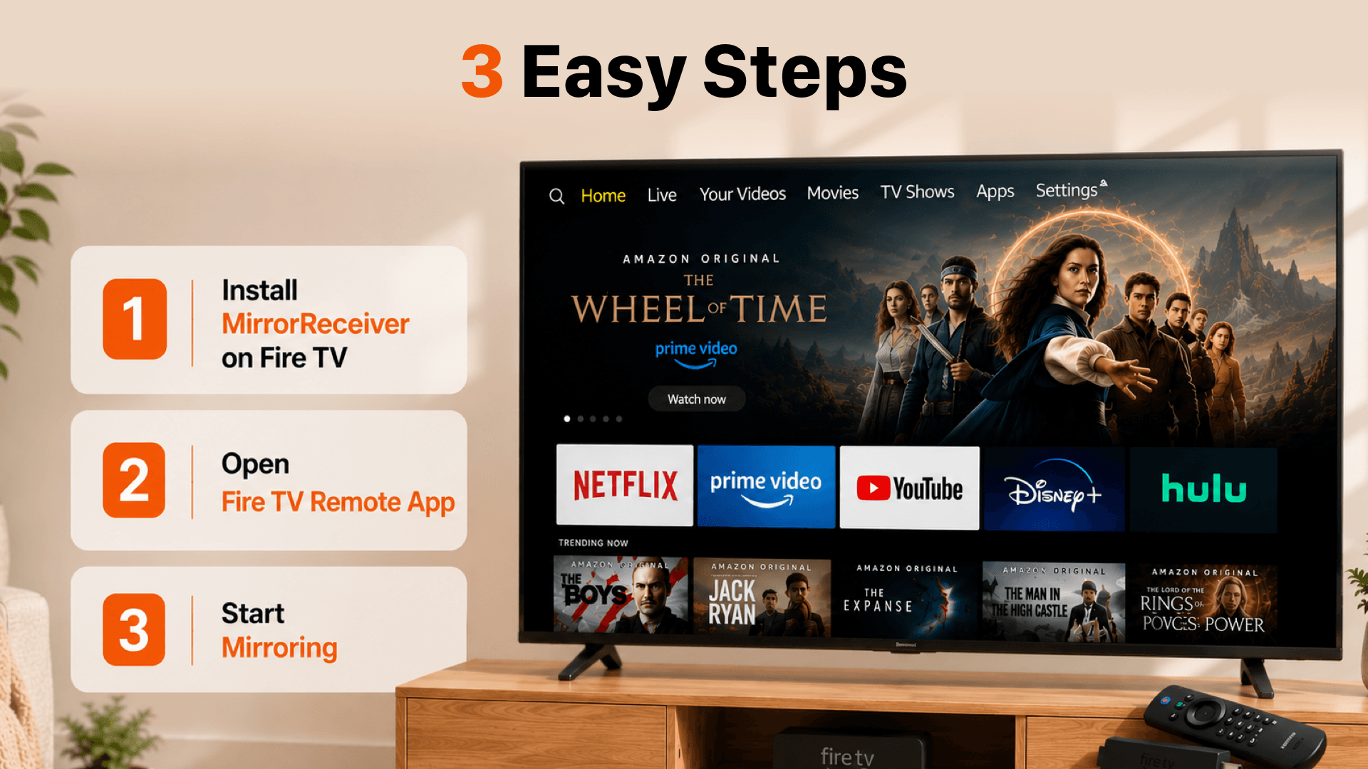 Screen Mirroring for Fire TV – Cast Android Phone to Firestick | Works ...