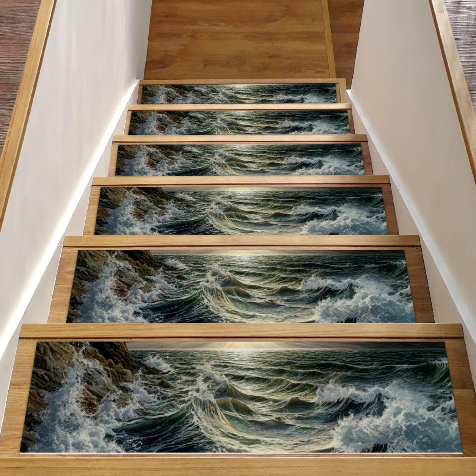 Tapis d'escalier antidérapant de qualité supérieure pour marche en bois