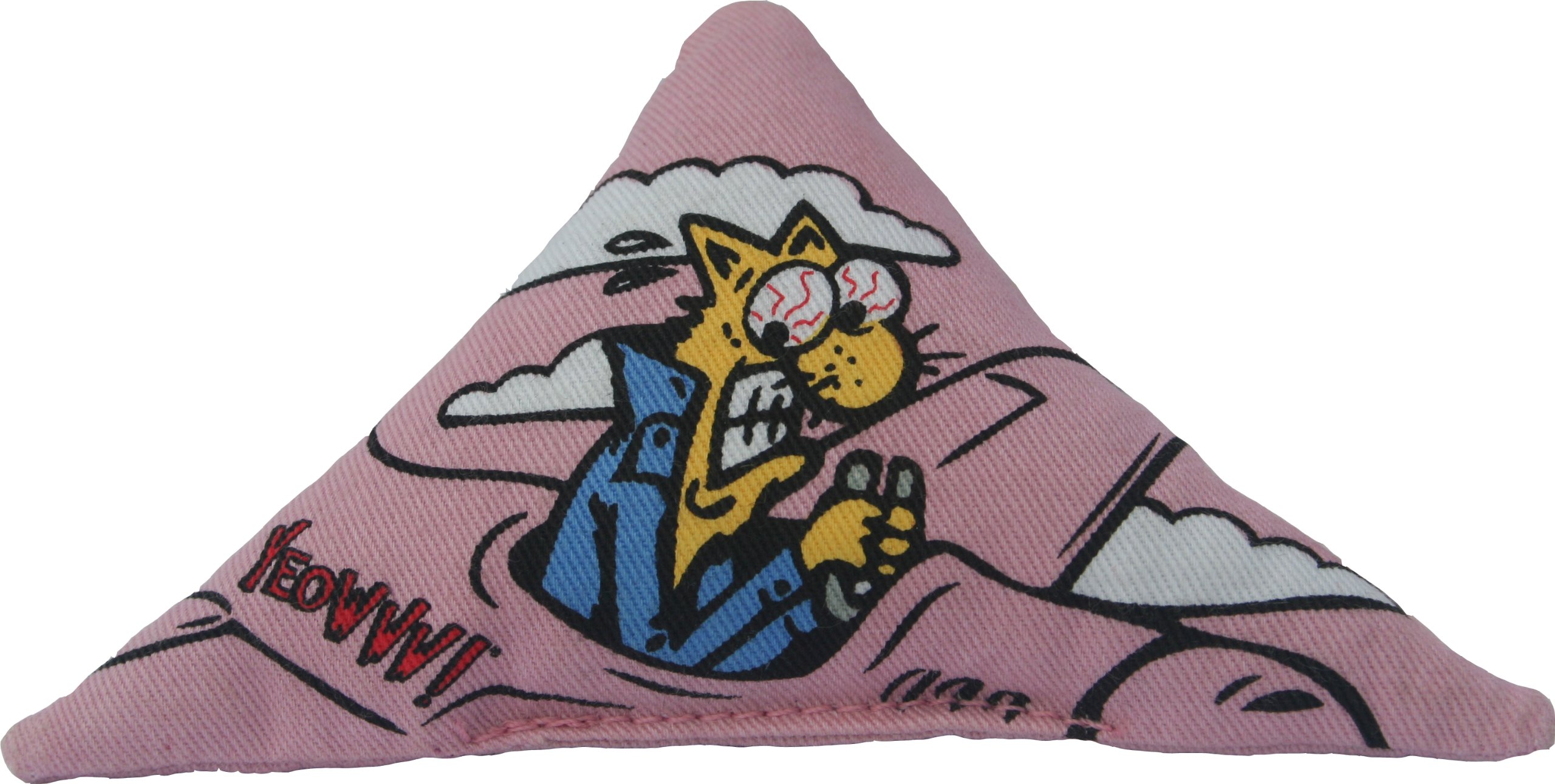 Yeowww! Triangle Refills Catnip Toy, Pink