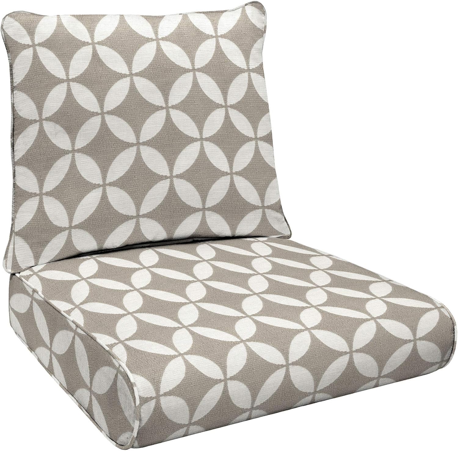Buy Indoor/Outdoor Hudson Circle Taupe Deep Seat Chair
