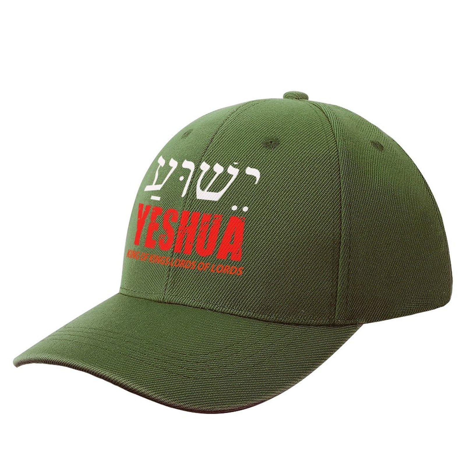 UNIWNEDS Yeshua Jesus Christian Hat Baseball Cap Sports Casquette 