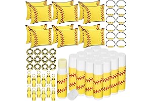 60-Piece Softball Easter Party Favor Kit for Sweet Girls: Perfect for Sport Team Supplies!