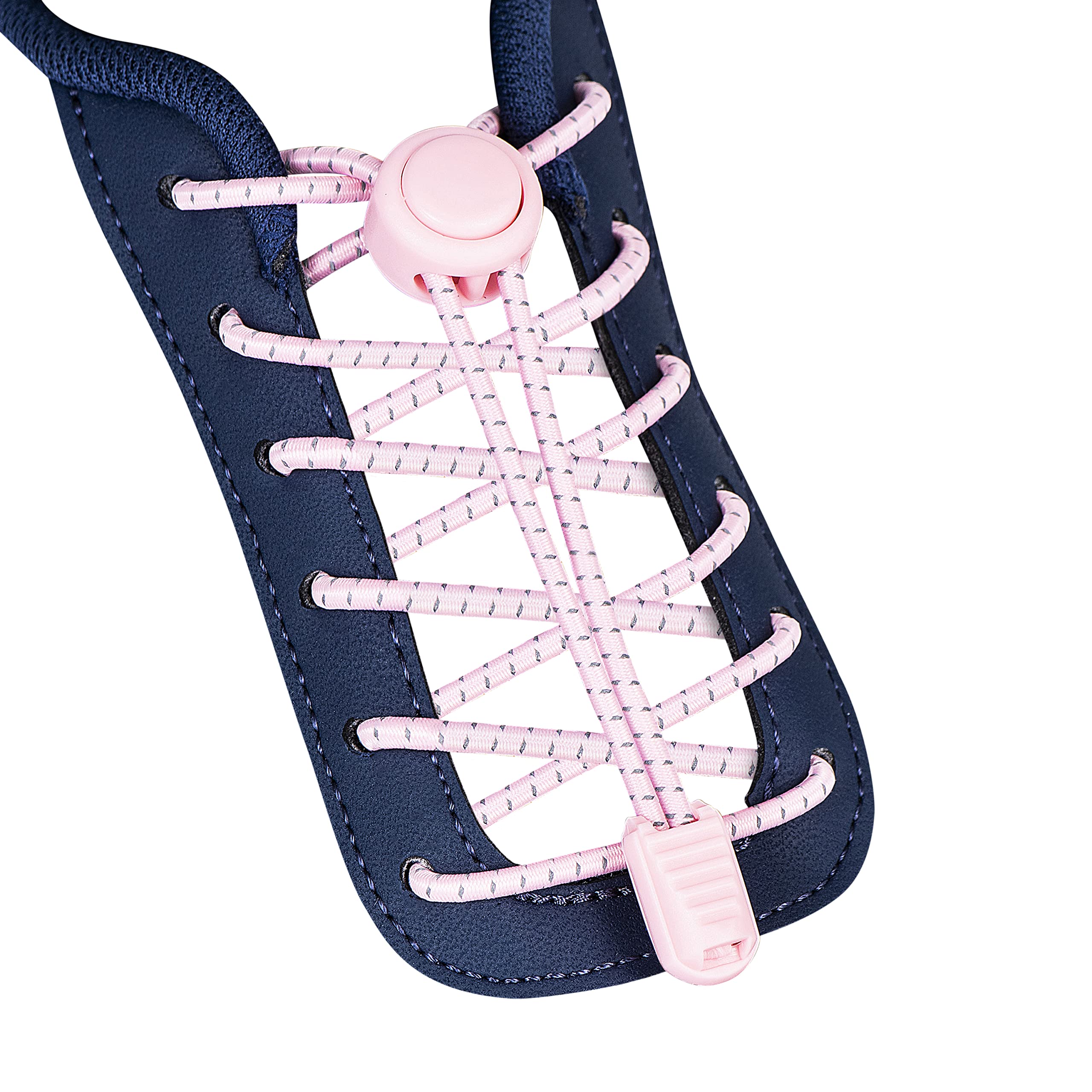 iLiveX No Tie Shoelaces - Elastic Shoe Laces - Lock Shoelaces for Sneakers - One Size Fits All for Adults and Kids