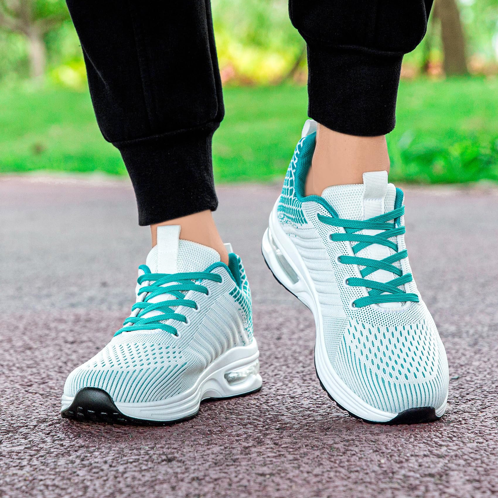 Running Shoes Men's Trainers Air Cushion Athletic Sneakers Lightweight Breathable Walking Sports Tennis Shoes